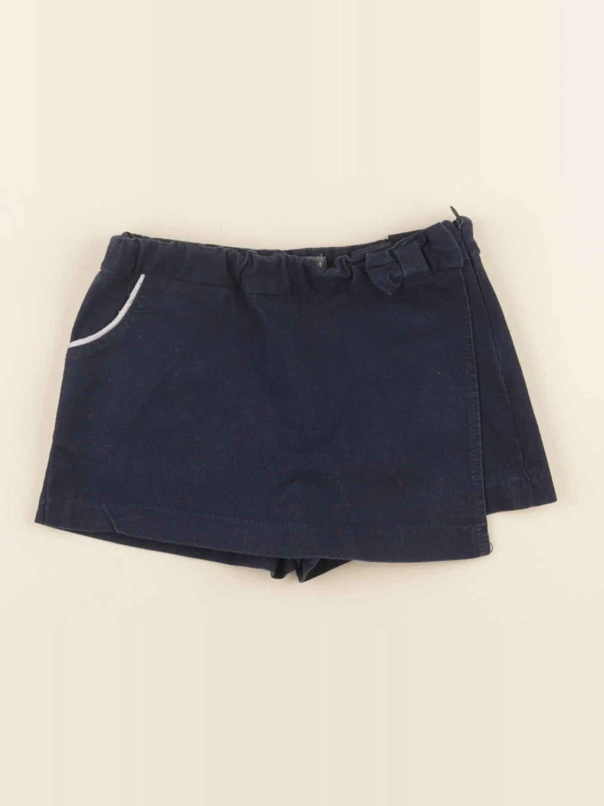 Vertbaudet - jupe short bleu - 5 ans