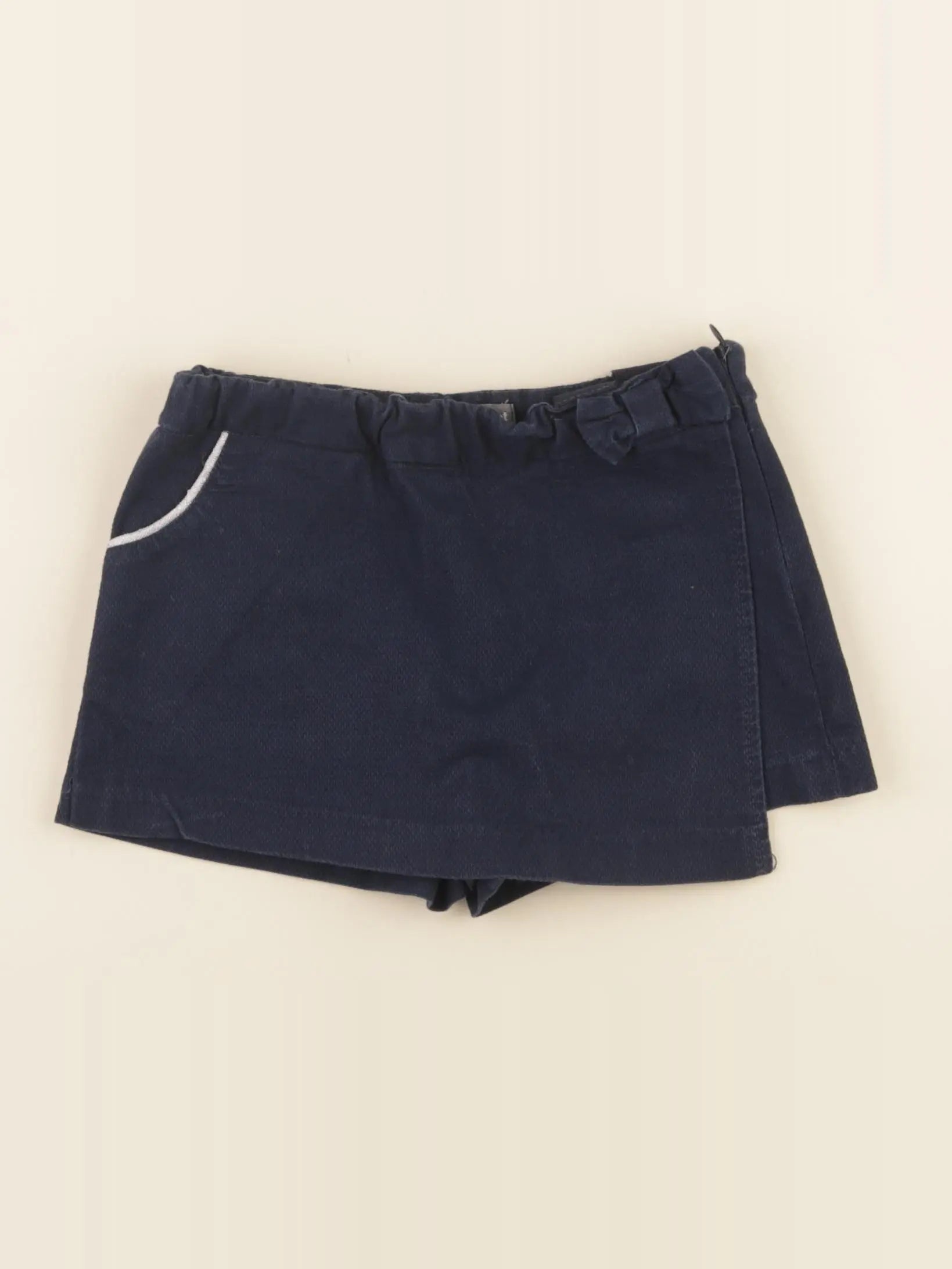 Vertbaudet - jupe short bleu - 5 ans