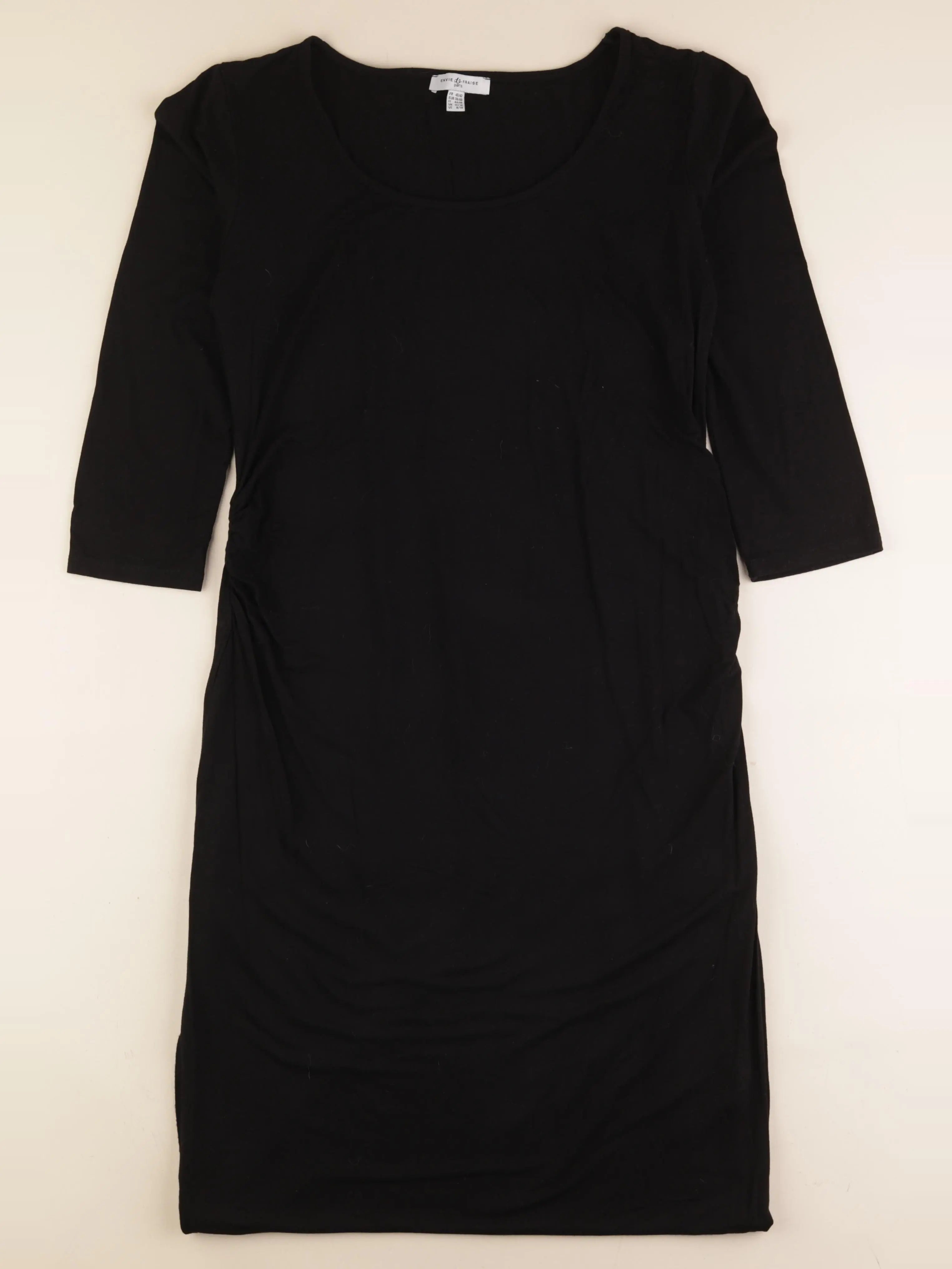 Envie de fraise - robe grossesse, allaitement noir - 40 à 42
