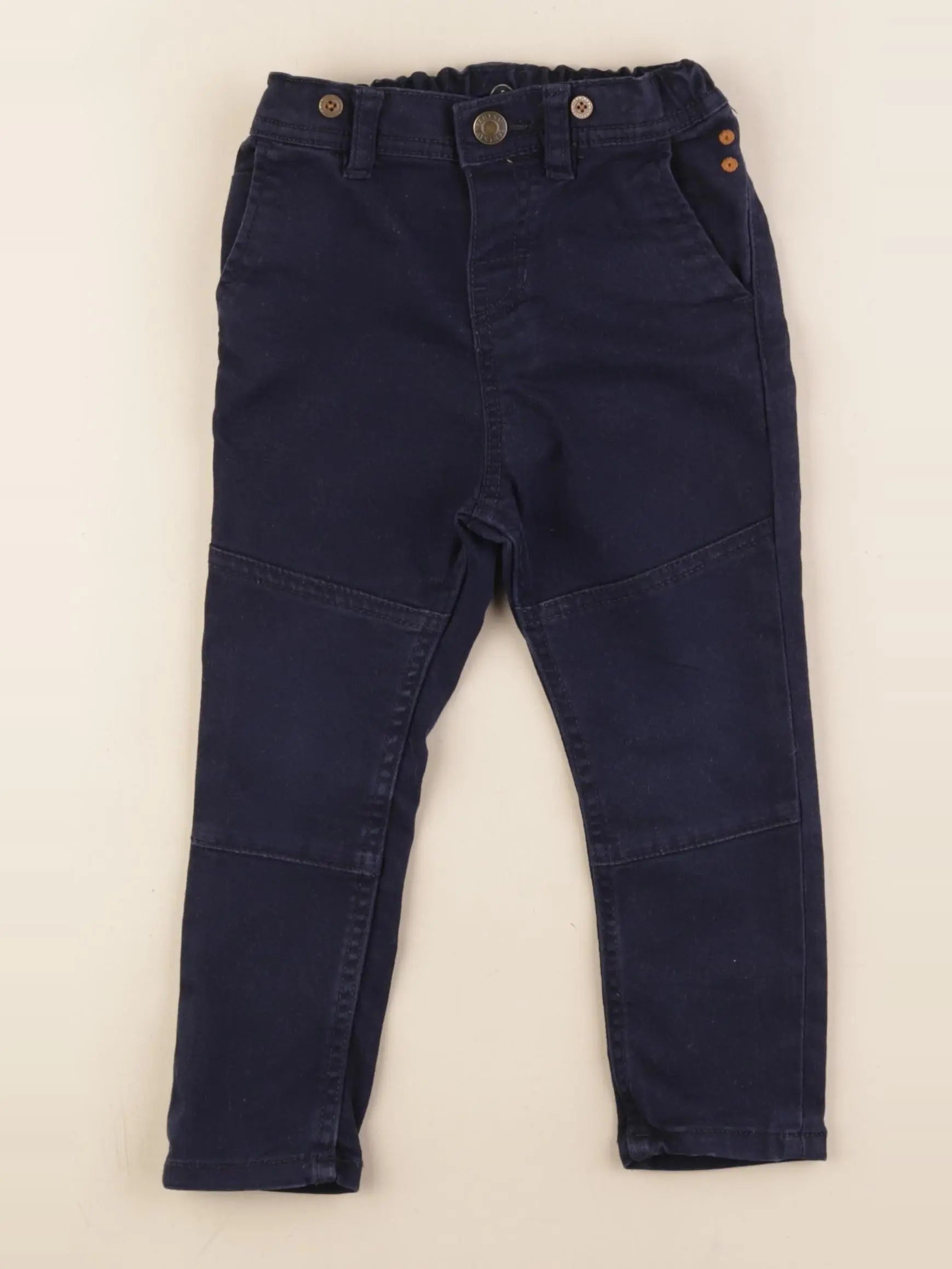 H&M - pantalon bleu - 18/24 mois