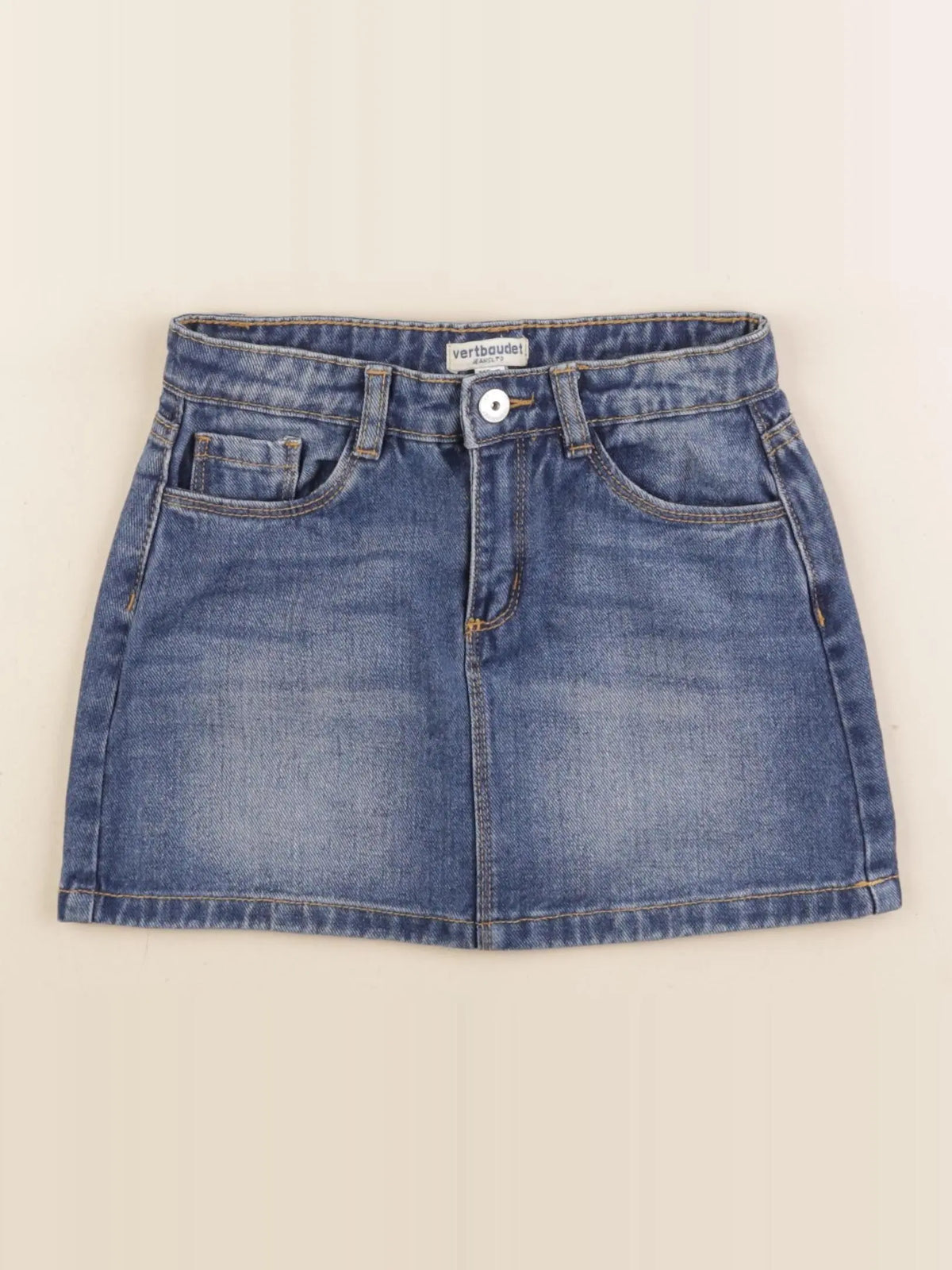 Vertbaudet - jupe bleu - 6 ans