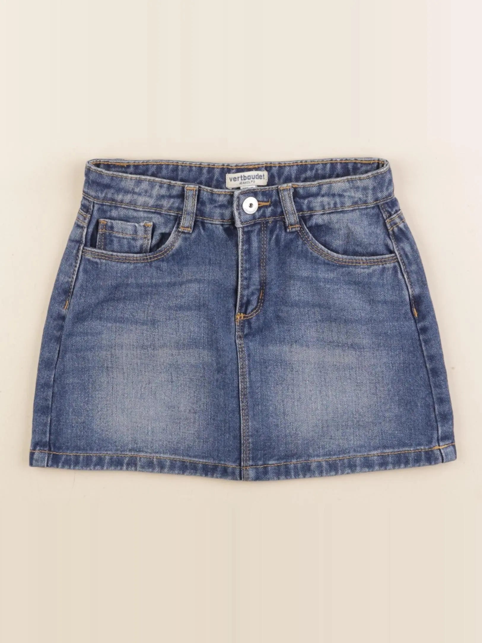 Vertbaudet - jupe bleu - 6 ans