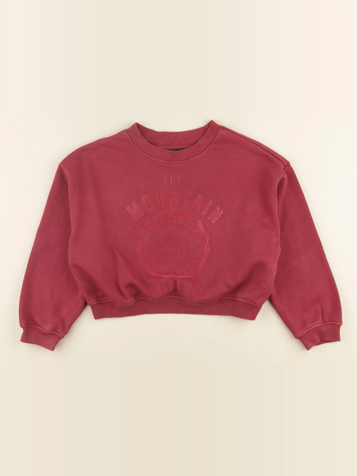 IKKS - sweat rouge - 10 ans