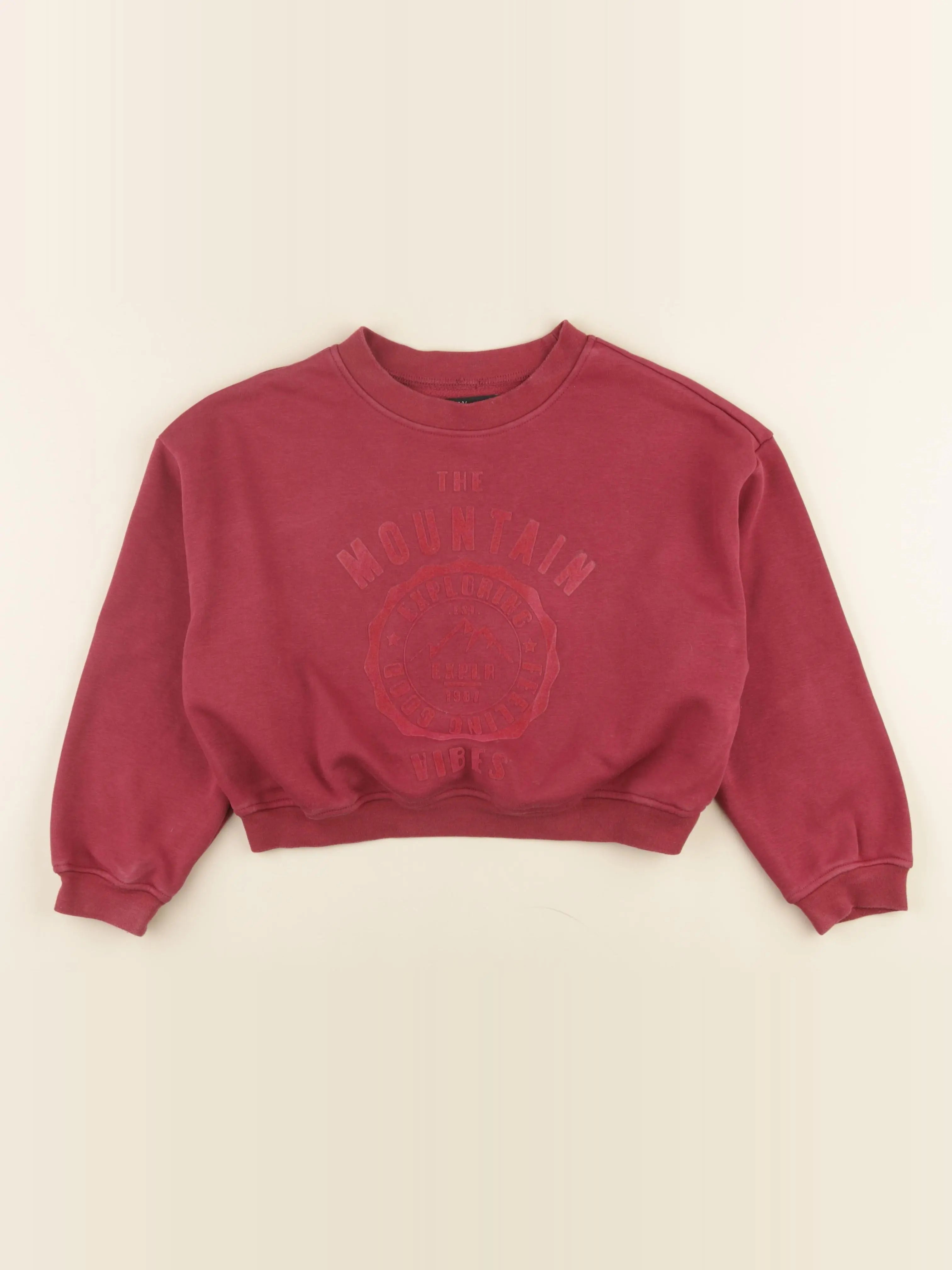 IKKS - sweat rouge - 10 ans