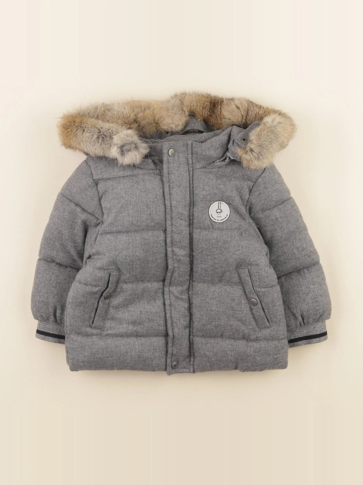 Tartine & Chocolat - parka gris - 1 an