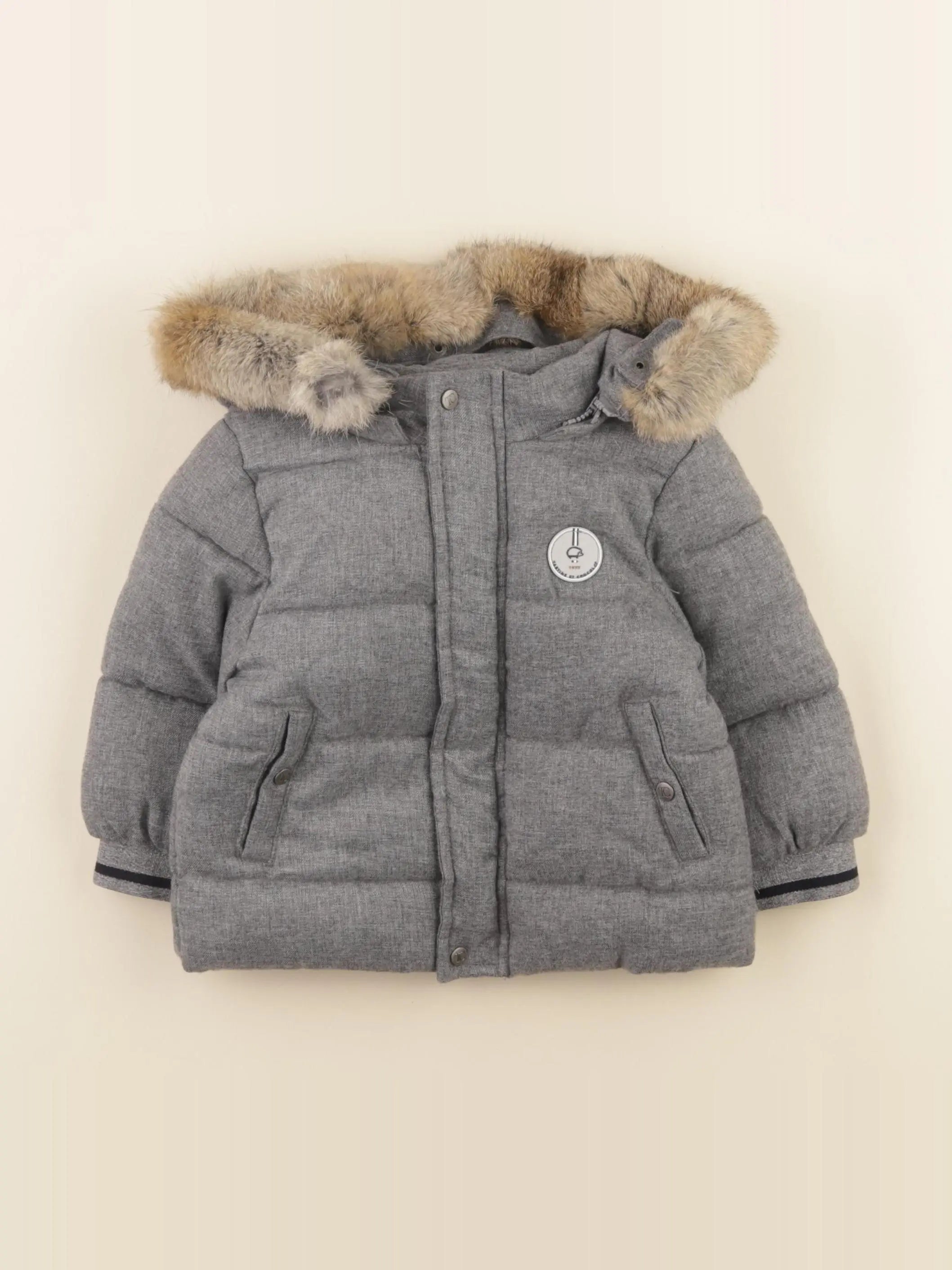 Tartine & Chocolat - parka gris - 1 an