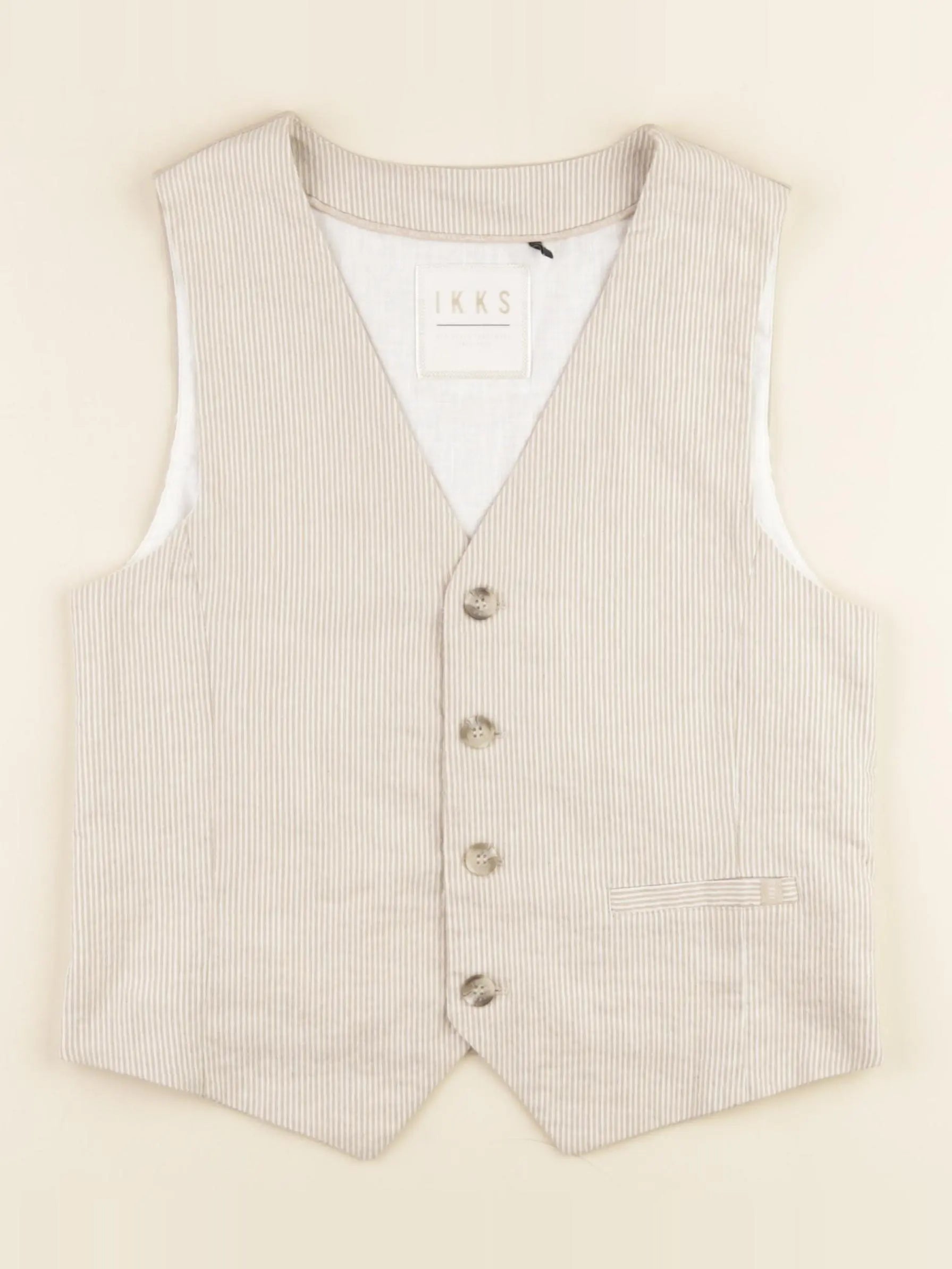 IKKS - gilet beige - 12 ans