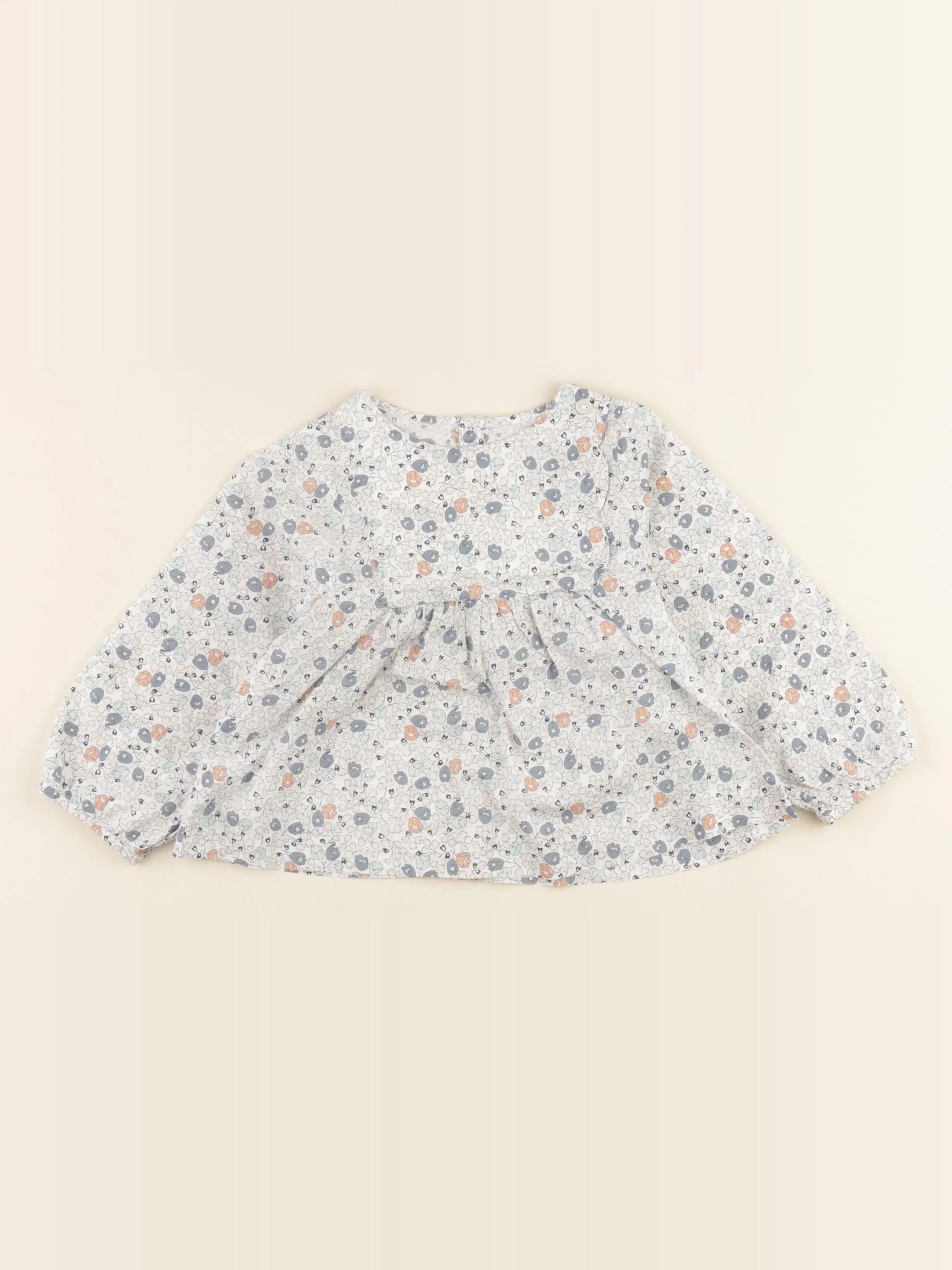 Jacadi - blouse liberty multicolore - 24 mois