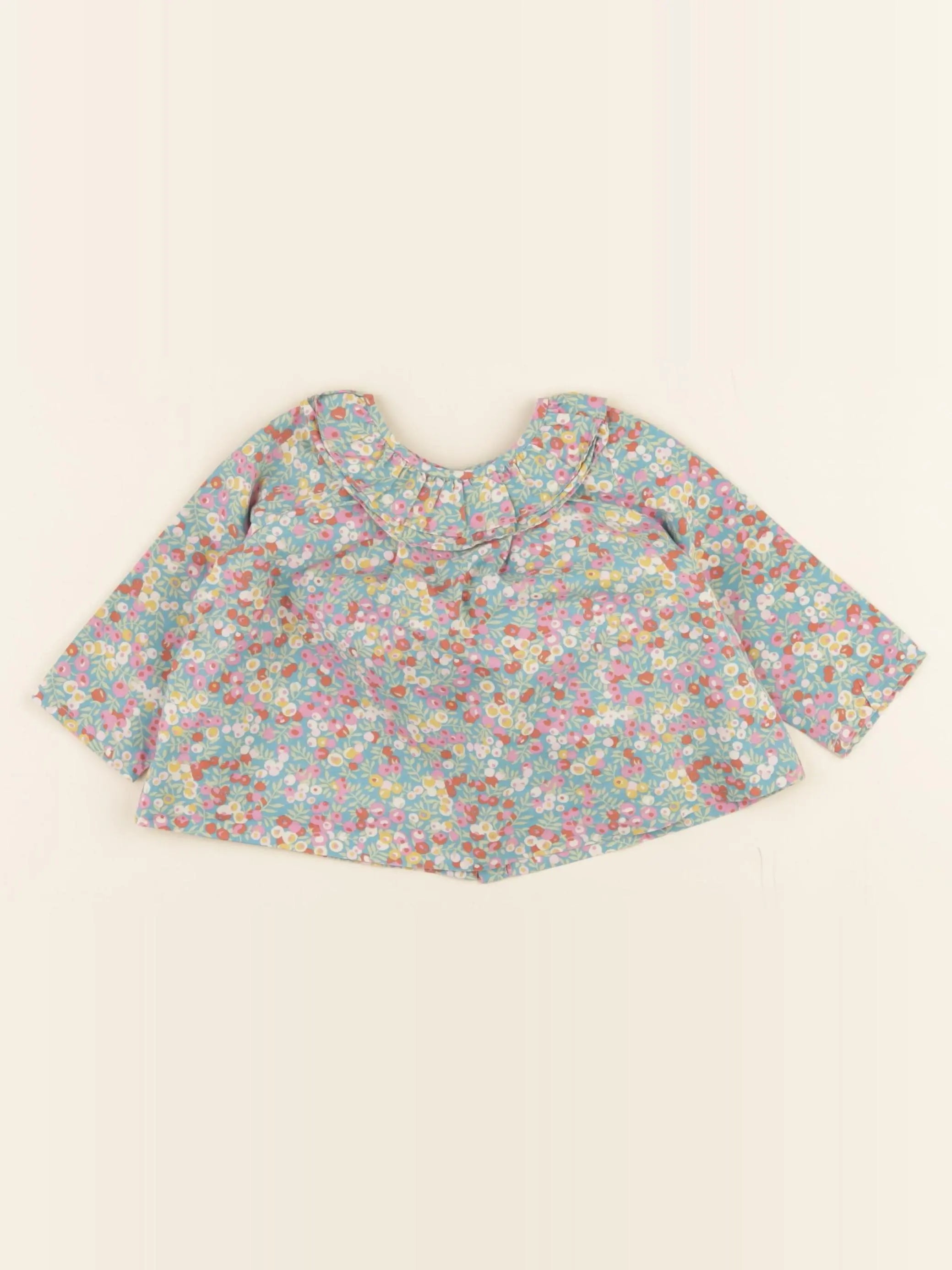 Jacadi - blouse liberty multicolore - 6 mois