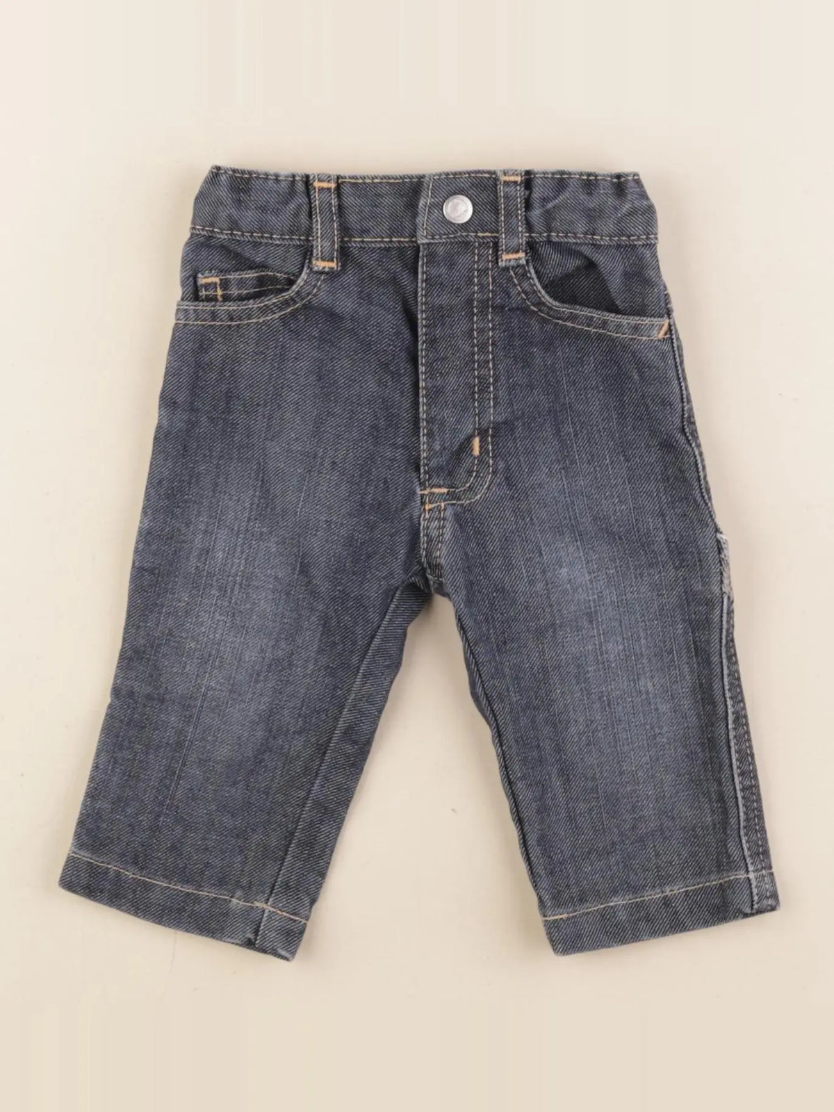 Petit Bateau - jean bleu - 3 mois