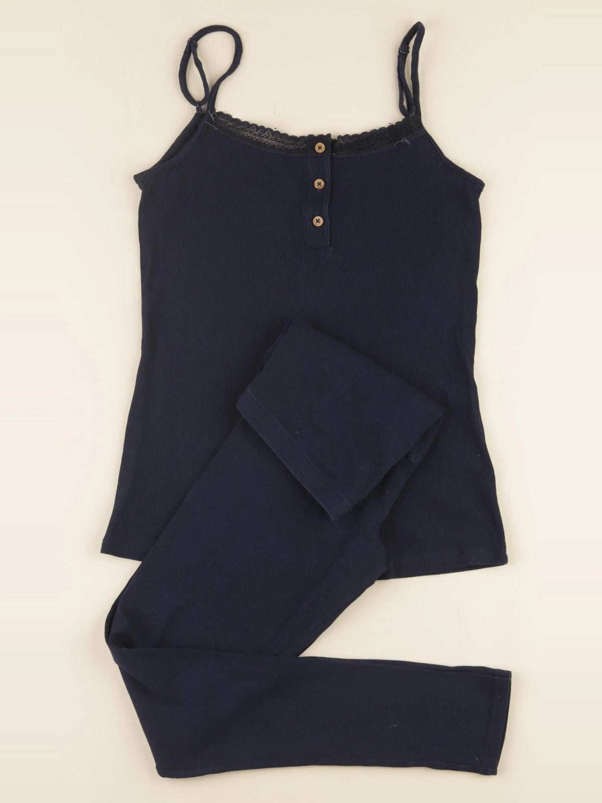 Vertbaudet - pyjama allaitement coton bleu - 34 à 36