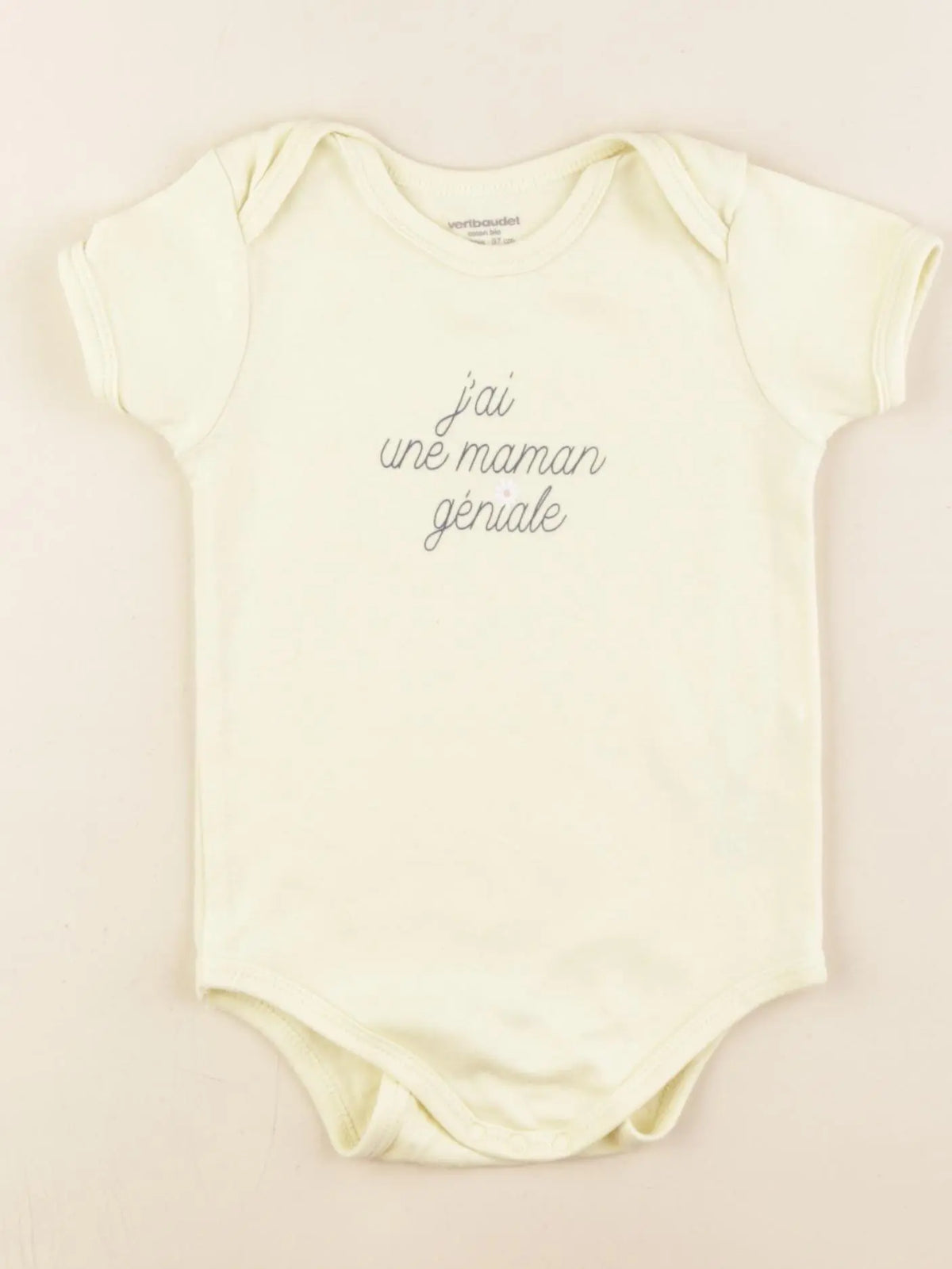 Vertbaudet - body jaune - 36 mois