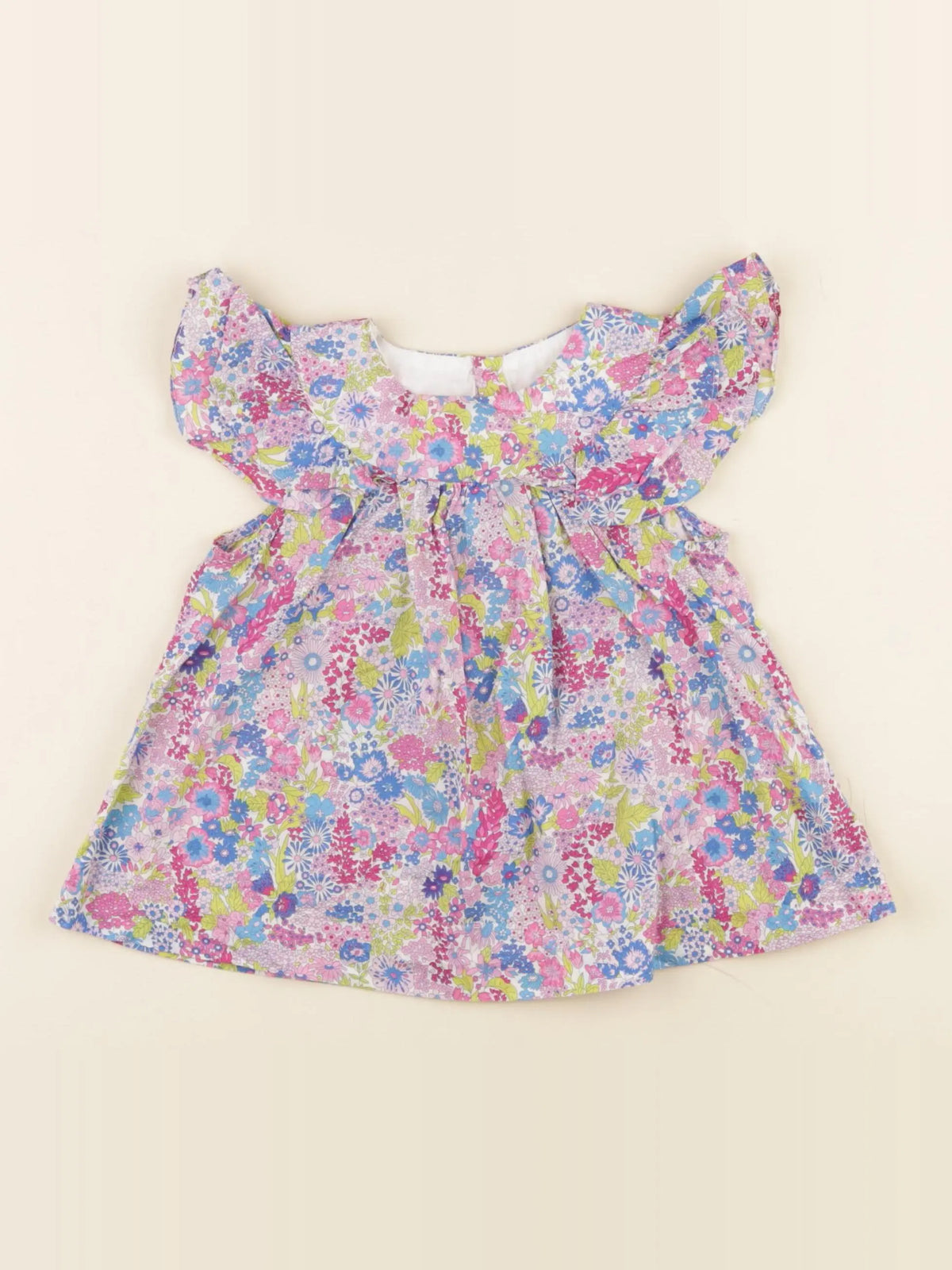 Jacadi - robe liberty multicolore - 36 mois
