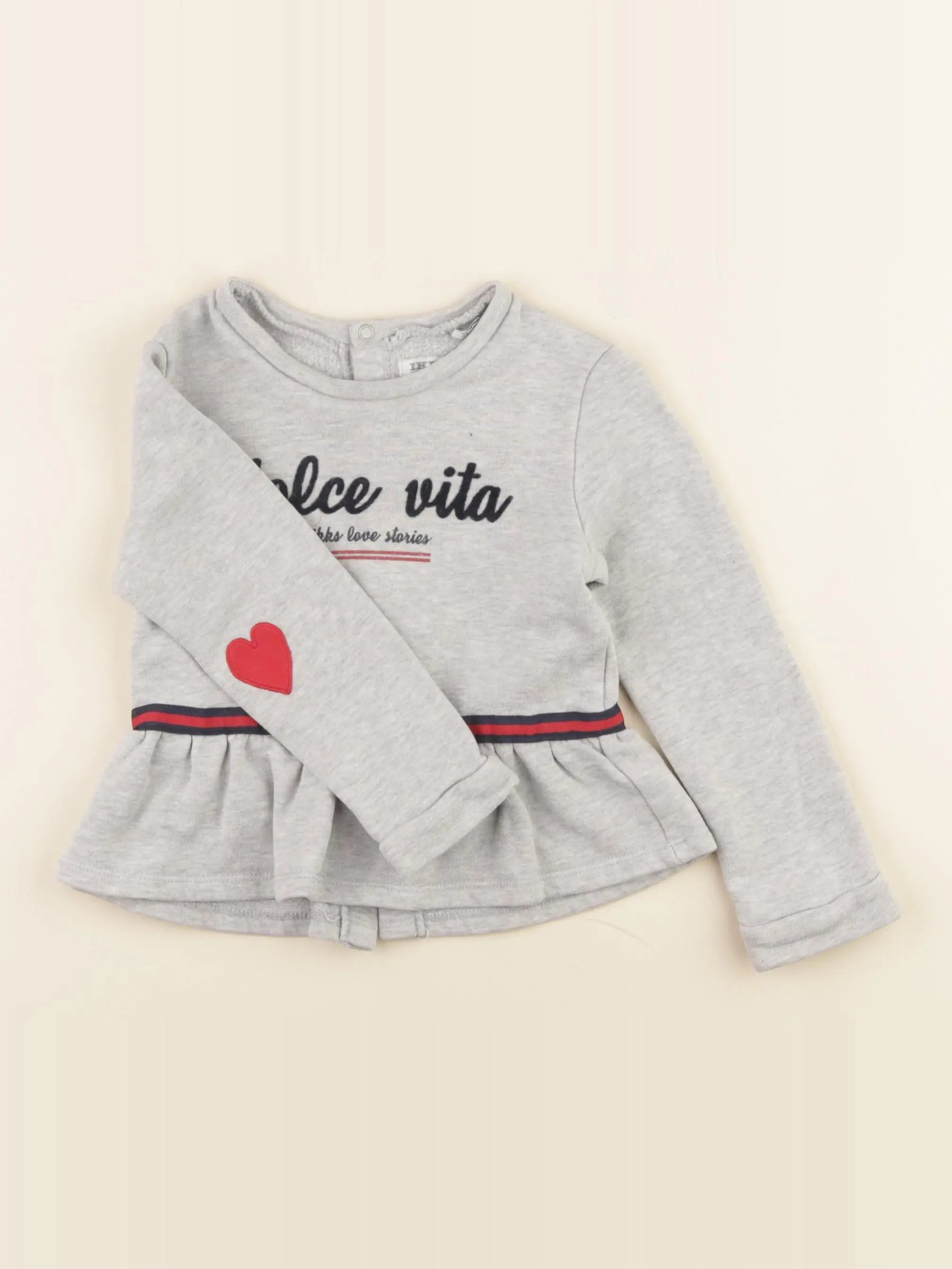 IKKS - robe gris - 3 ans
