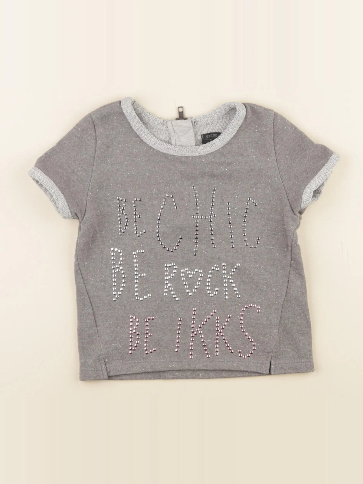 IKKS - pull gris - 3 ans