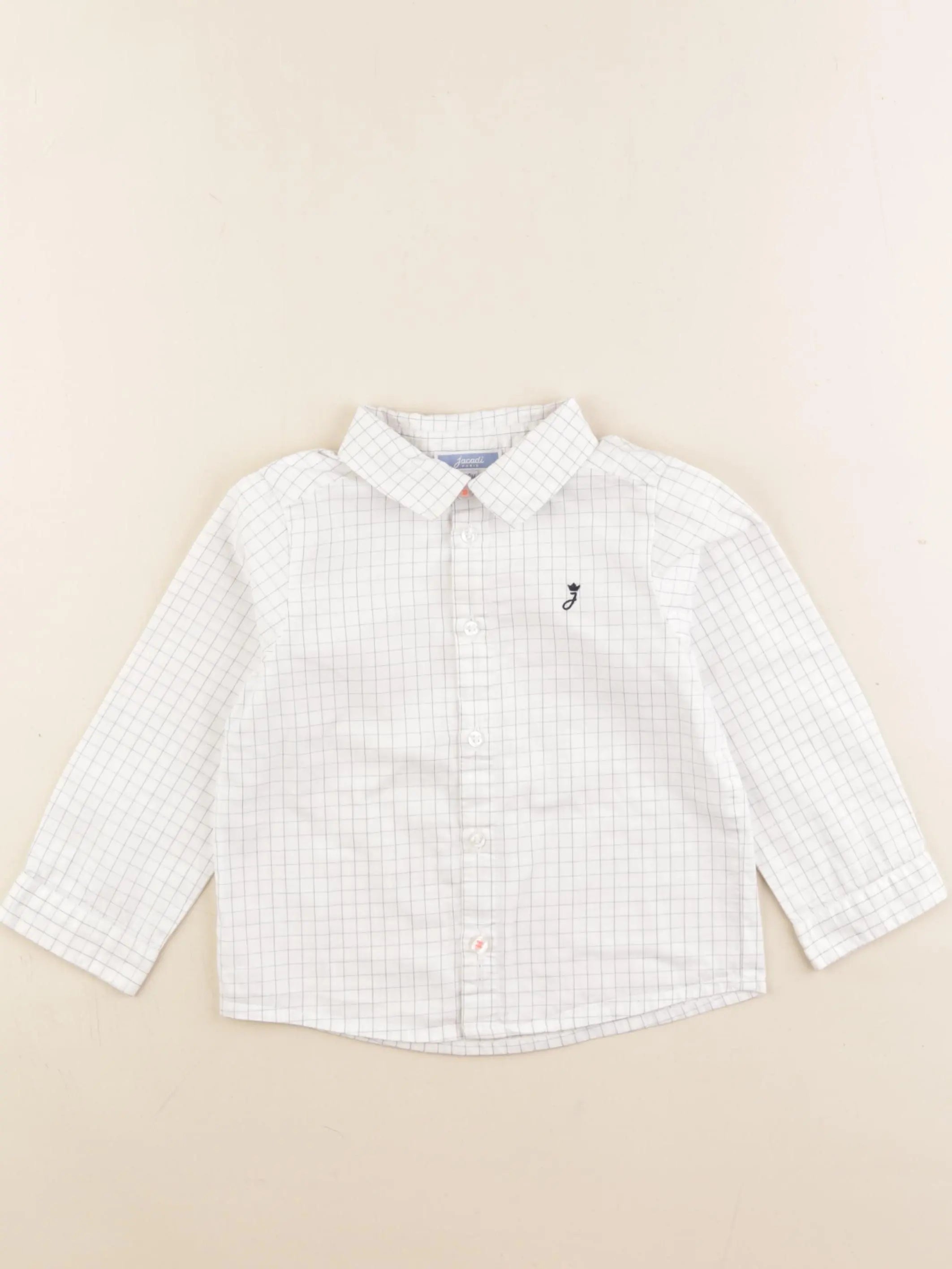 Jacadi - chemise bleu - 24 mois