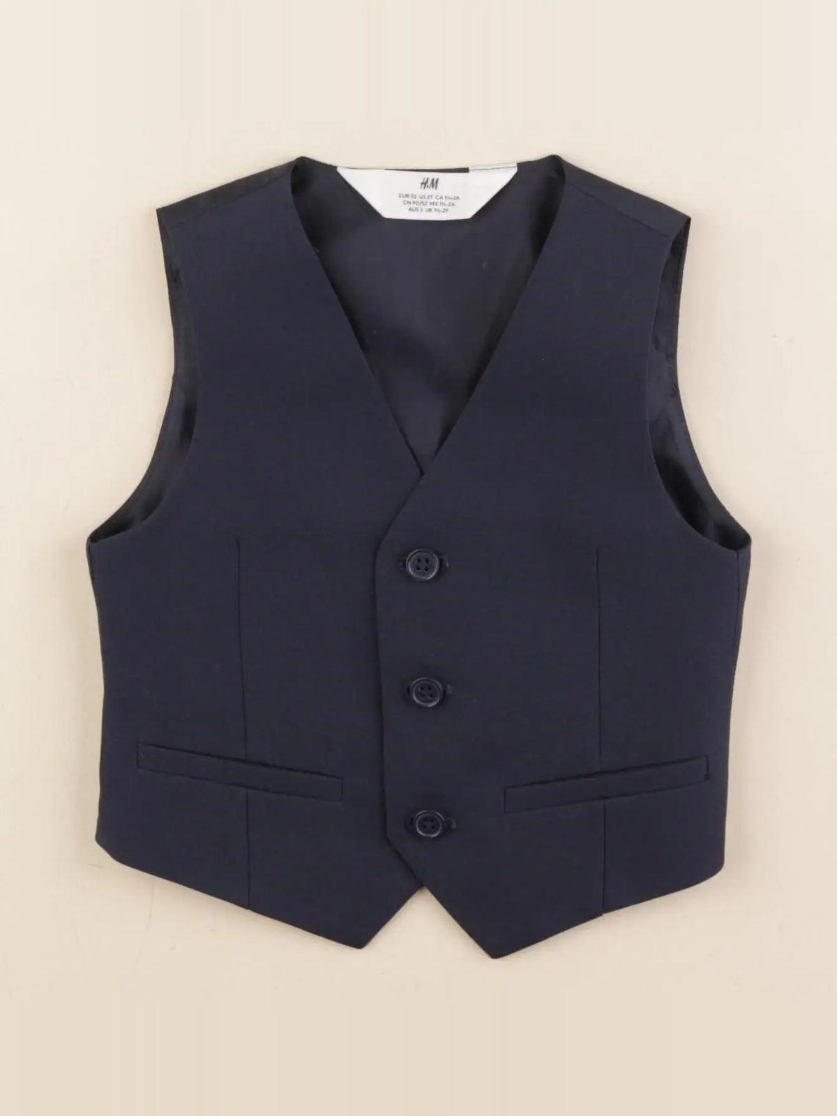 H&M - gilet bleu - 1 an à 2 ans