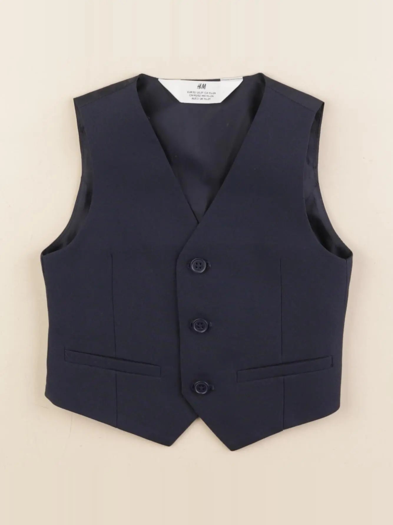 H&M - gilet bleu - 1 an à 2 ans