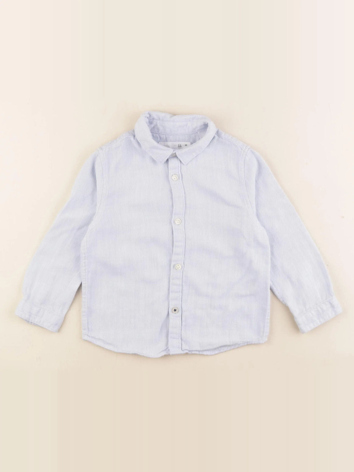 Zara - chemise bleu - 2/3 ans