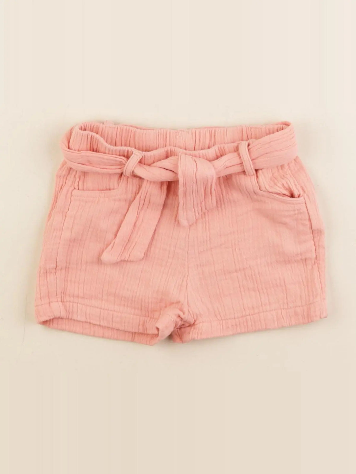 Vertbaudet - short orange - 18 mois