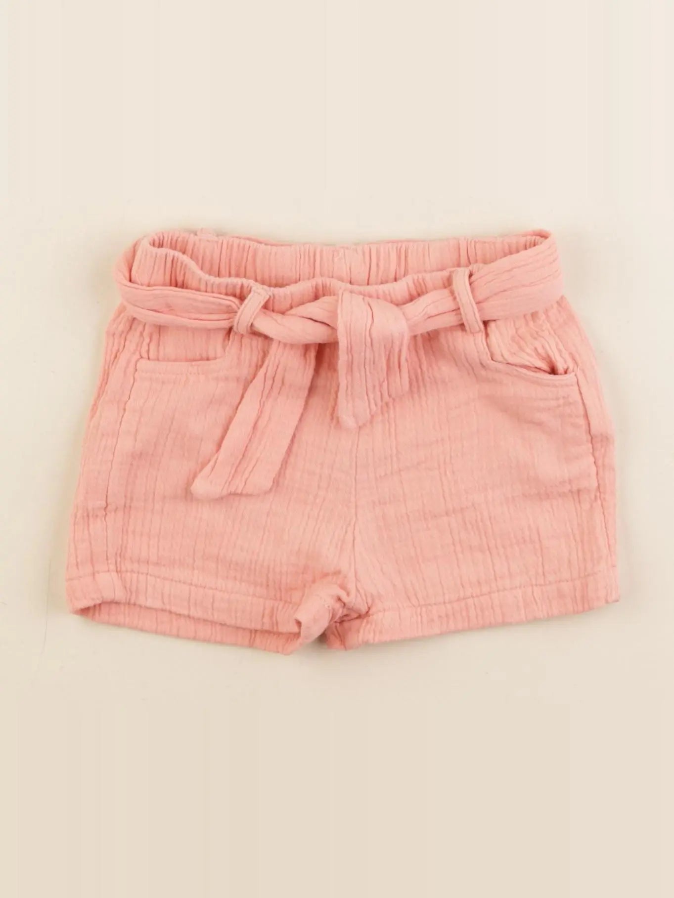Vertbaudet - short orange - 18 mois