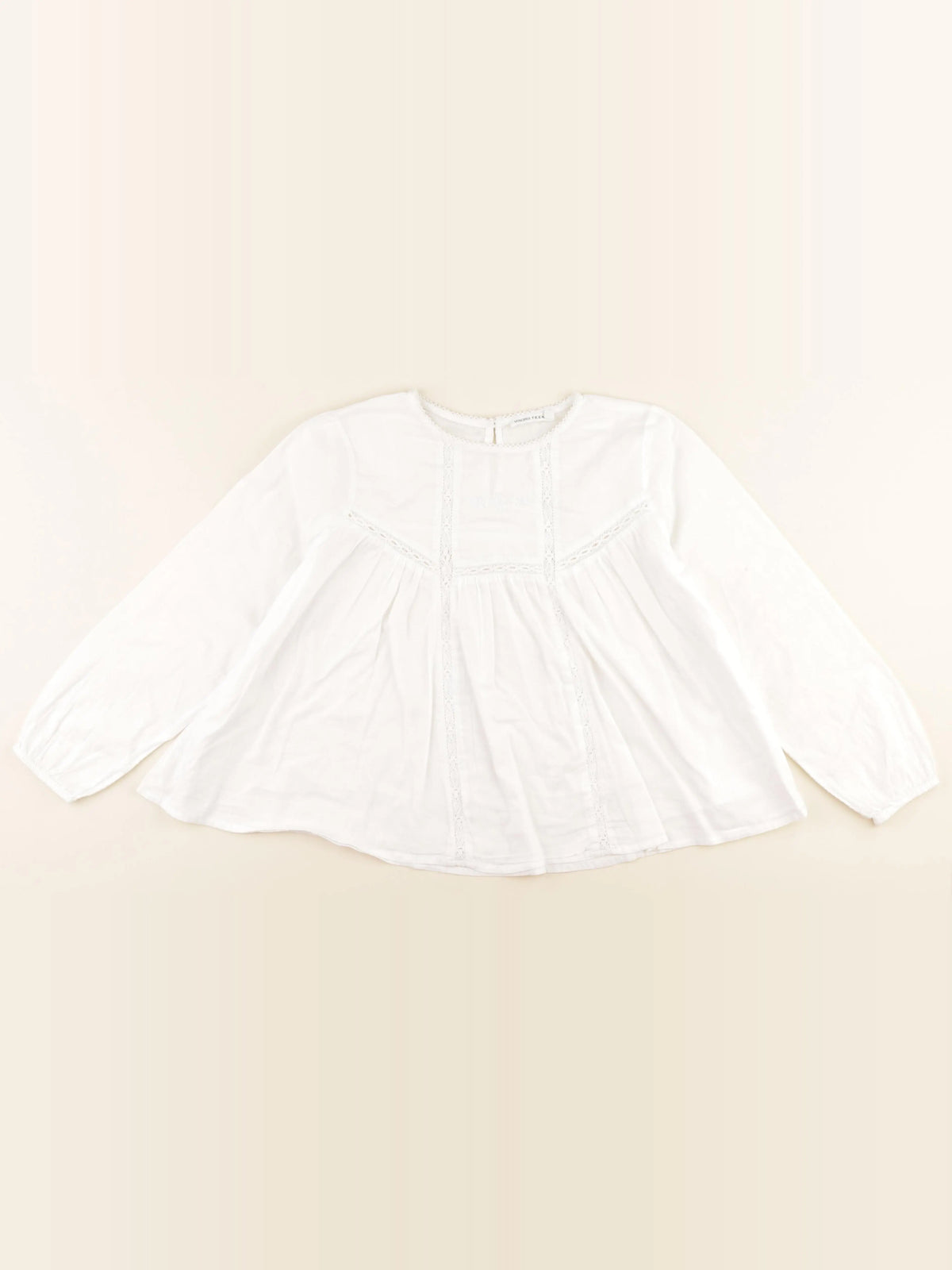 Monoprix - blouse blanc - 10 ans