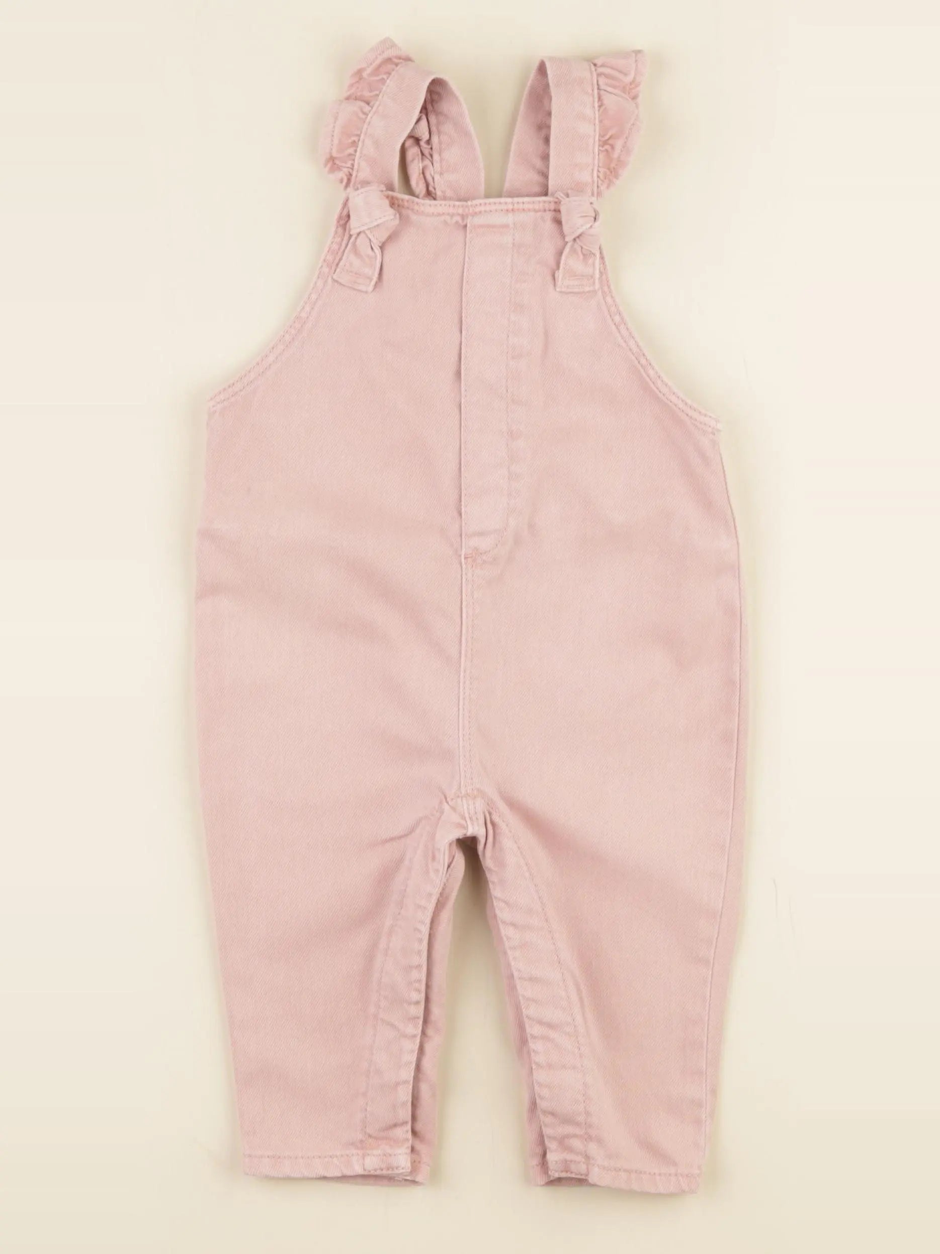Vertbaudet - salopette rose - 9 mois