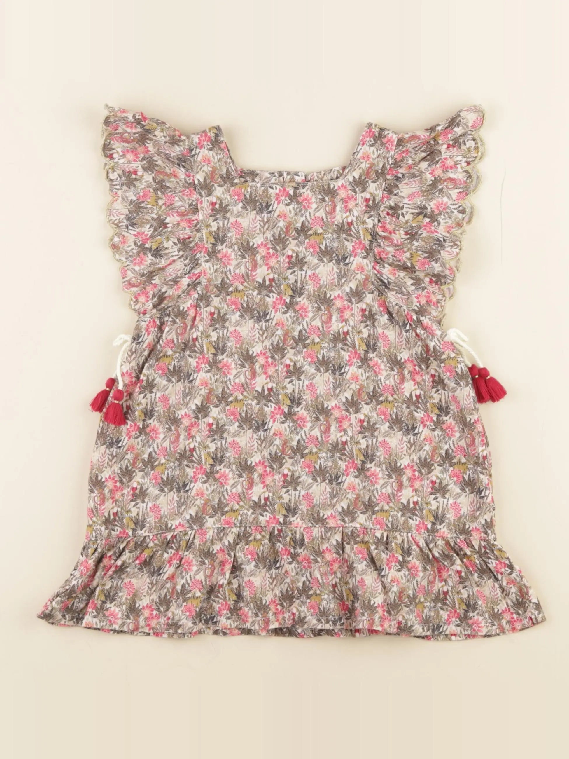 Vertbaudet - robe multicolore - 2 ans