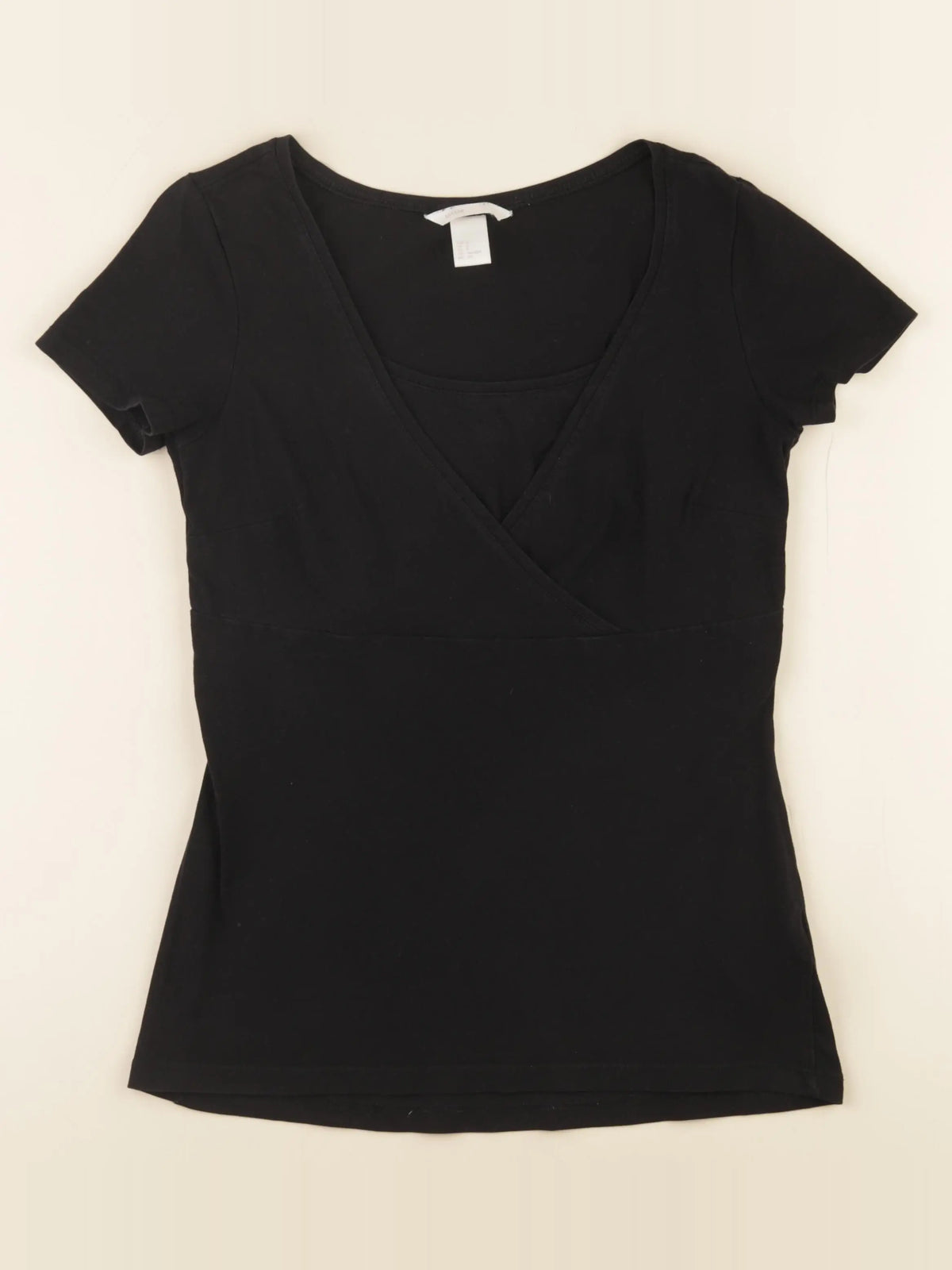 H&M - tee-shirt grossesse noir - s