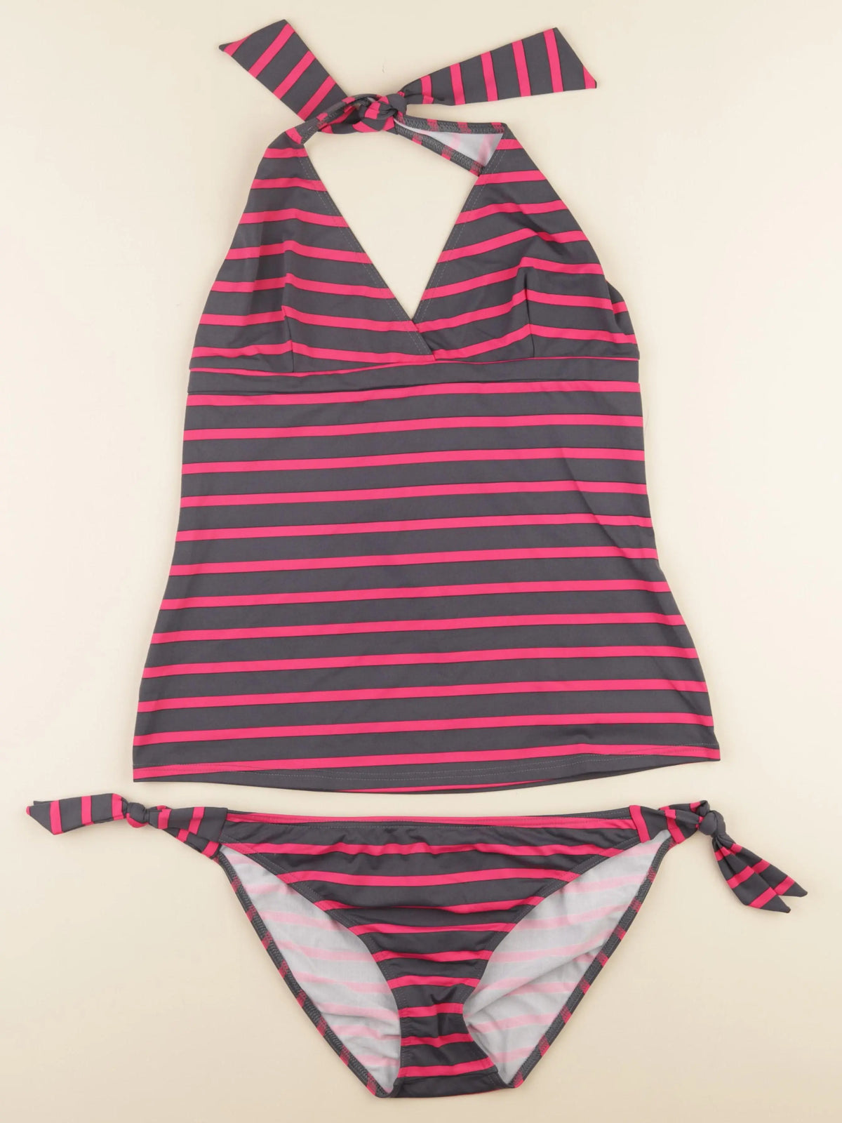 Envie de fraise - maillot de bain grossesse gris, rose - l