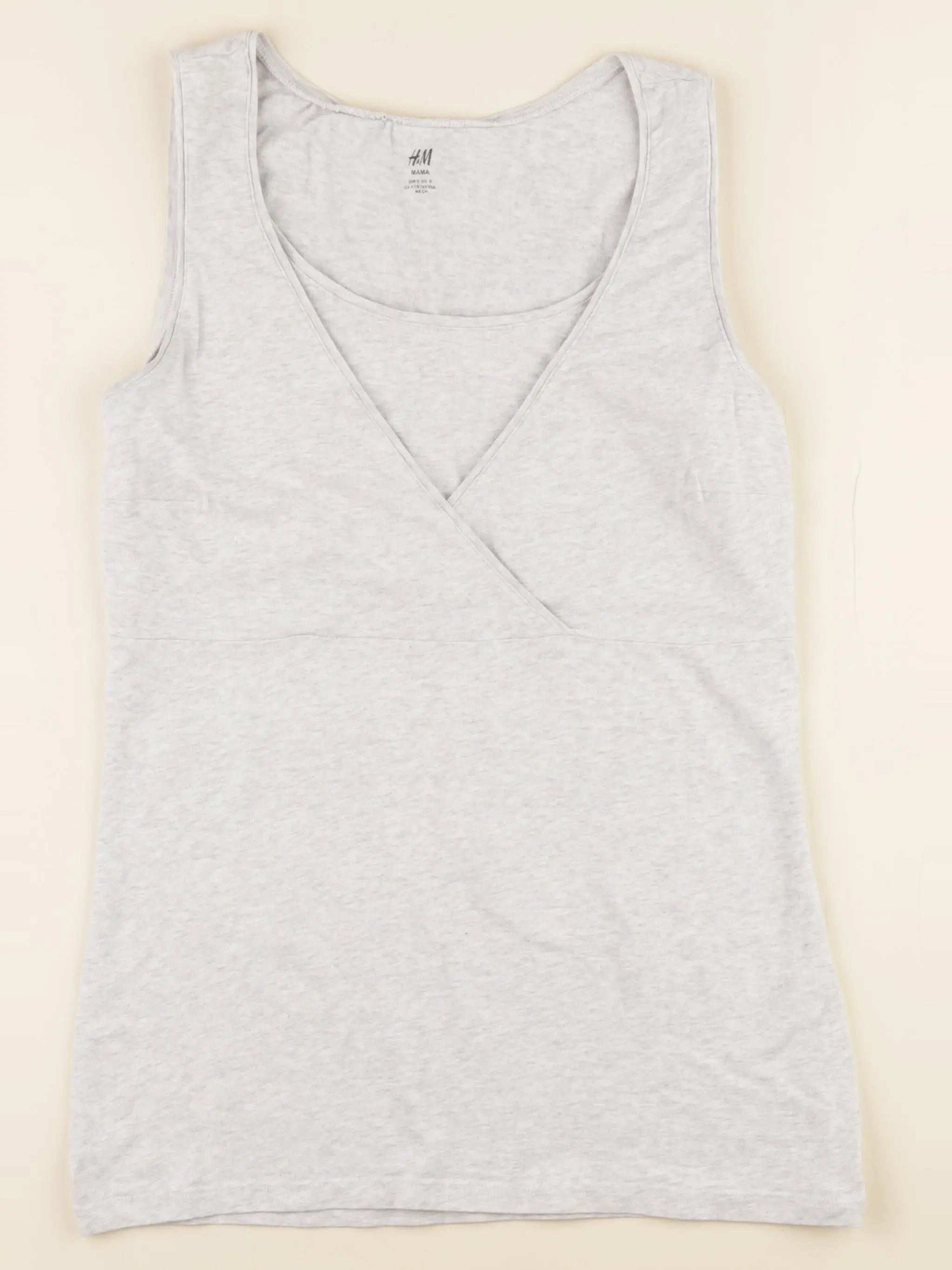 H&M - débardeur grossesse gris - s