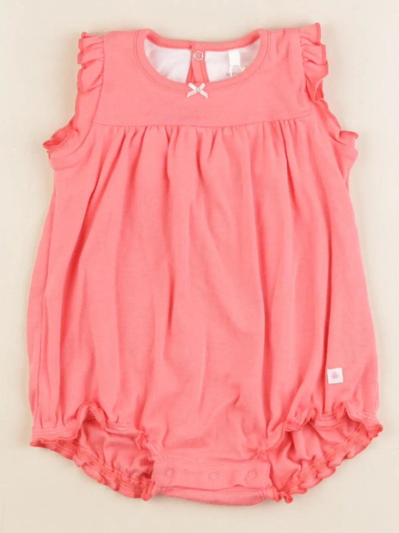 Petit Bateau - combinaison rose - 6 mois