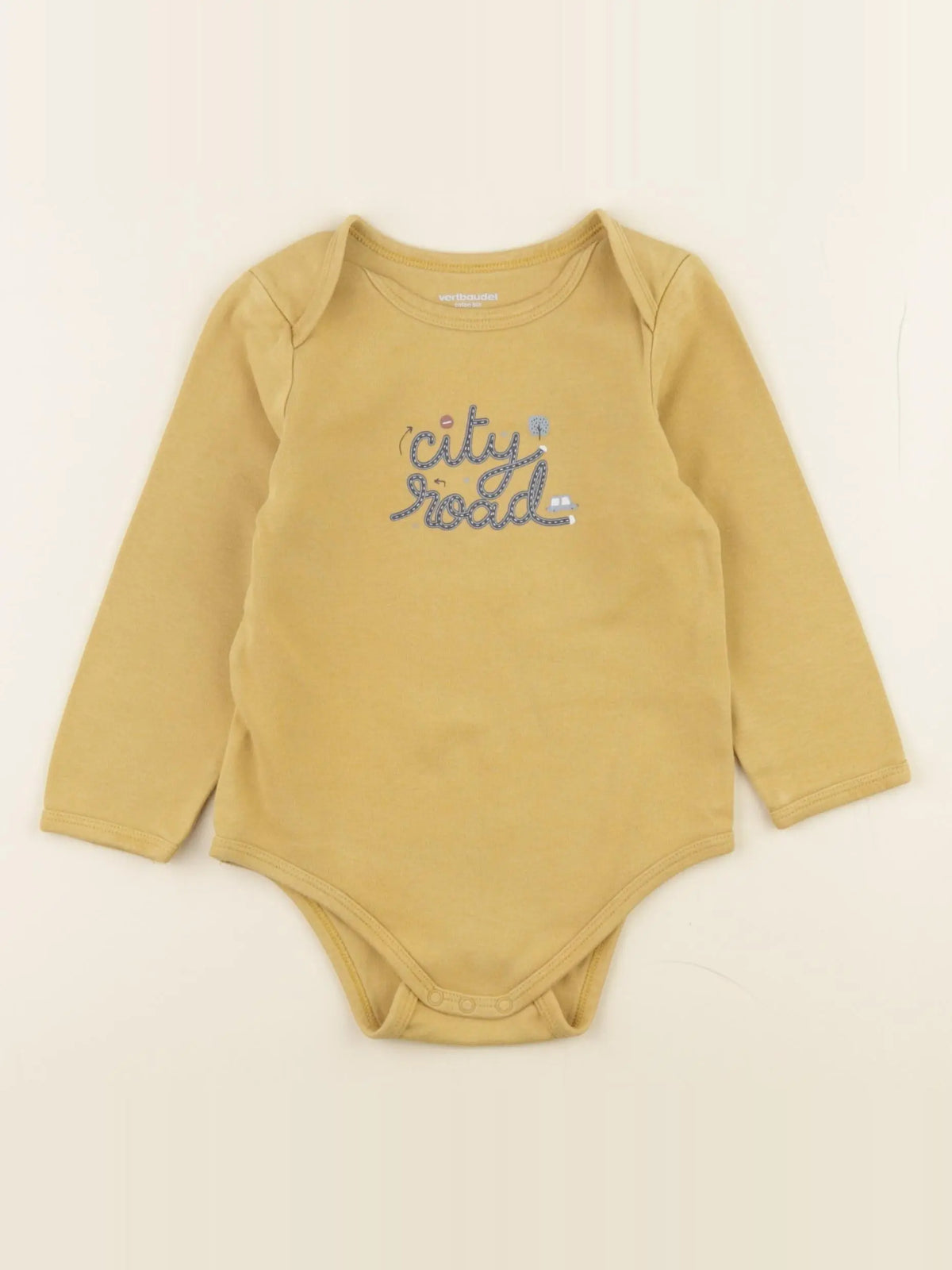 Vertbaudet - body jaune - 36 mois