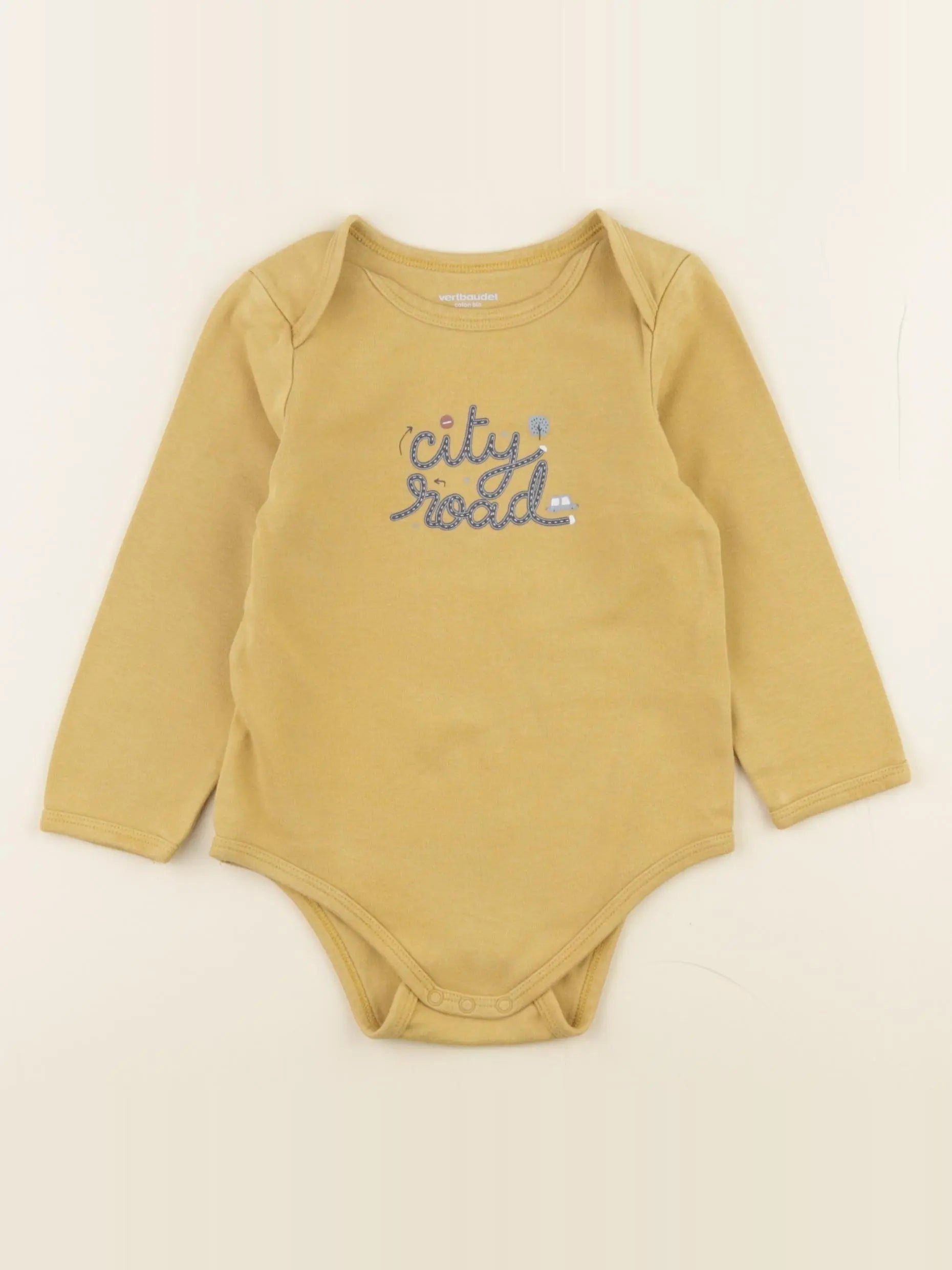 Vertbaudet - body jaune - 36 mois