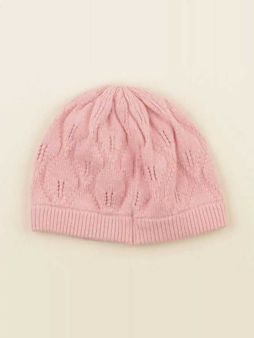 Petit Bateau - bonnet rose - 3/6 mois