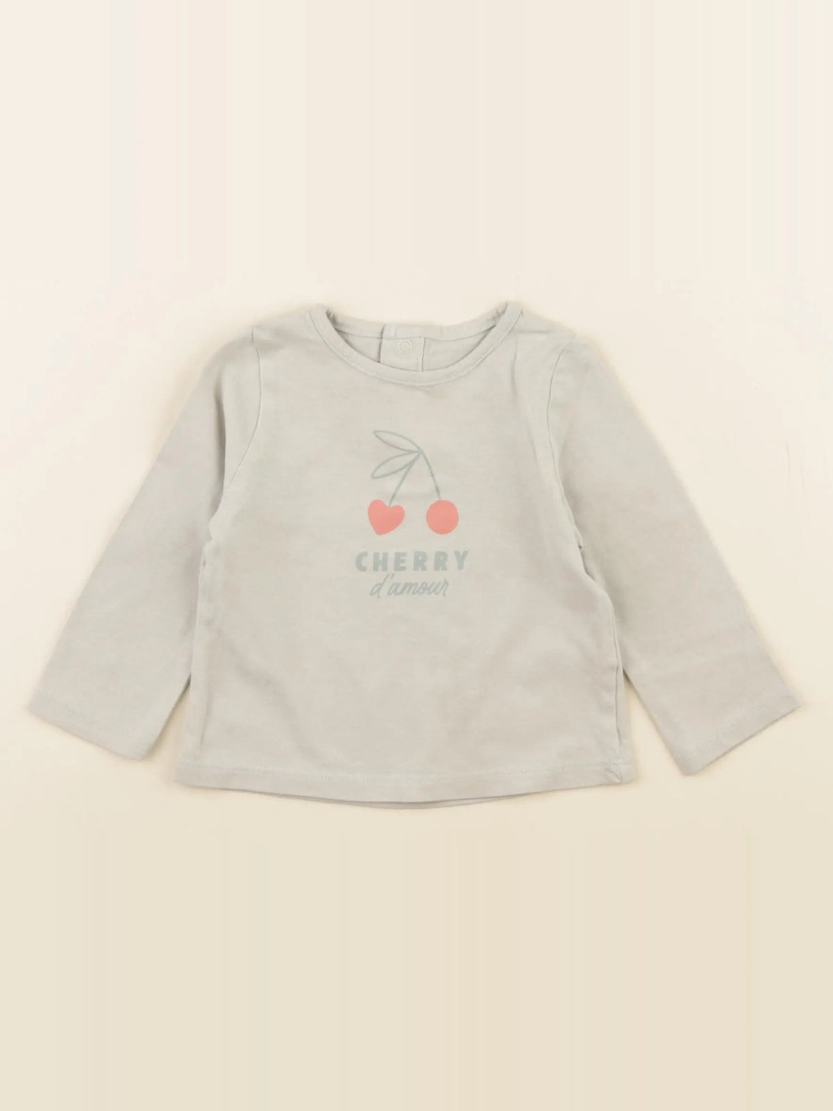 Vertbaudet - tee-shirt vert - 6 mois