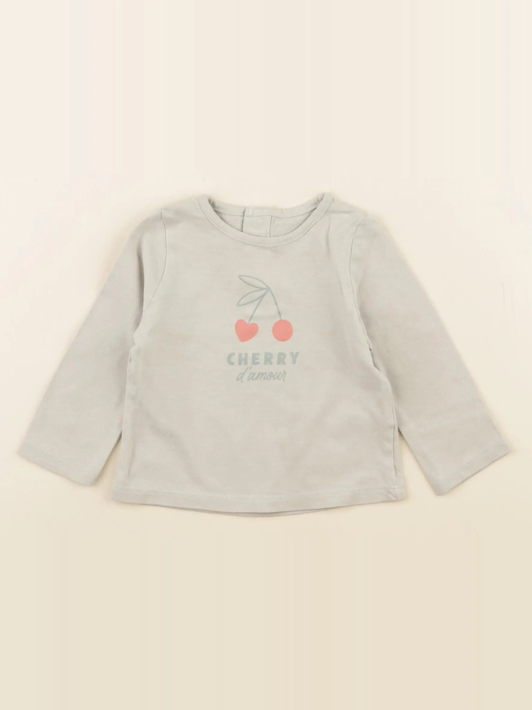 Vertbaudet - tee-shirt vert - 6 mois