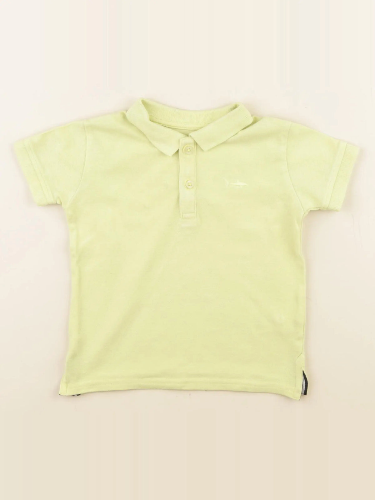 Vertbaudet - polo jaune - 3 ans