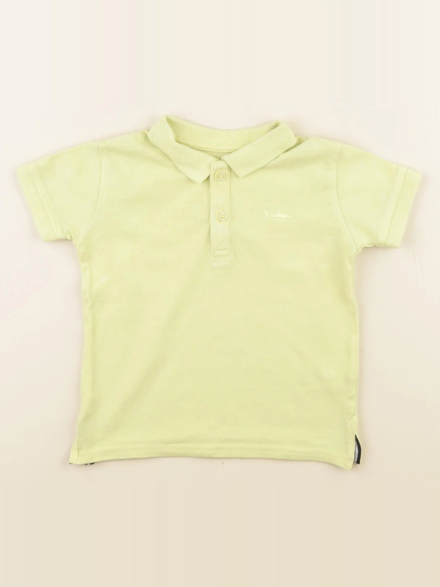 Vertbaudet - polo jaune - 3 ans