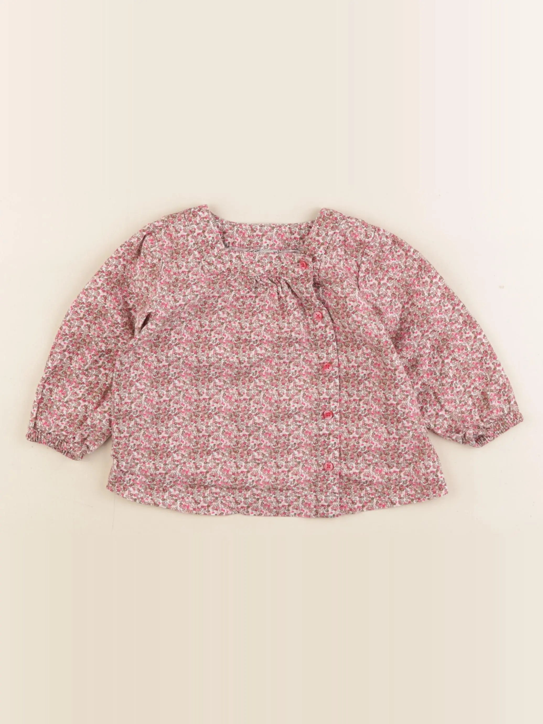 Tape à l'oeil - blouse rose - 12 mois