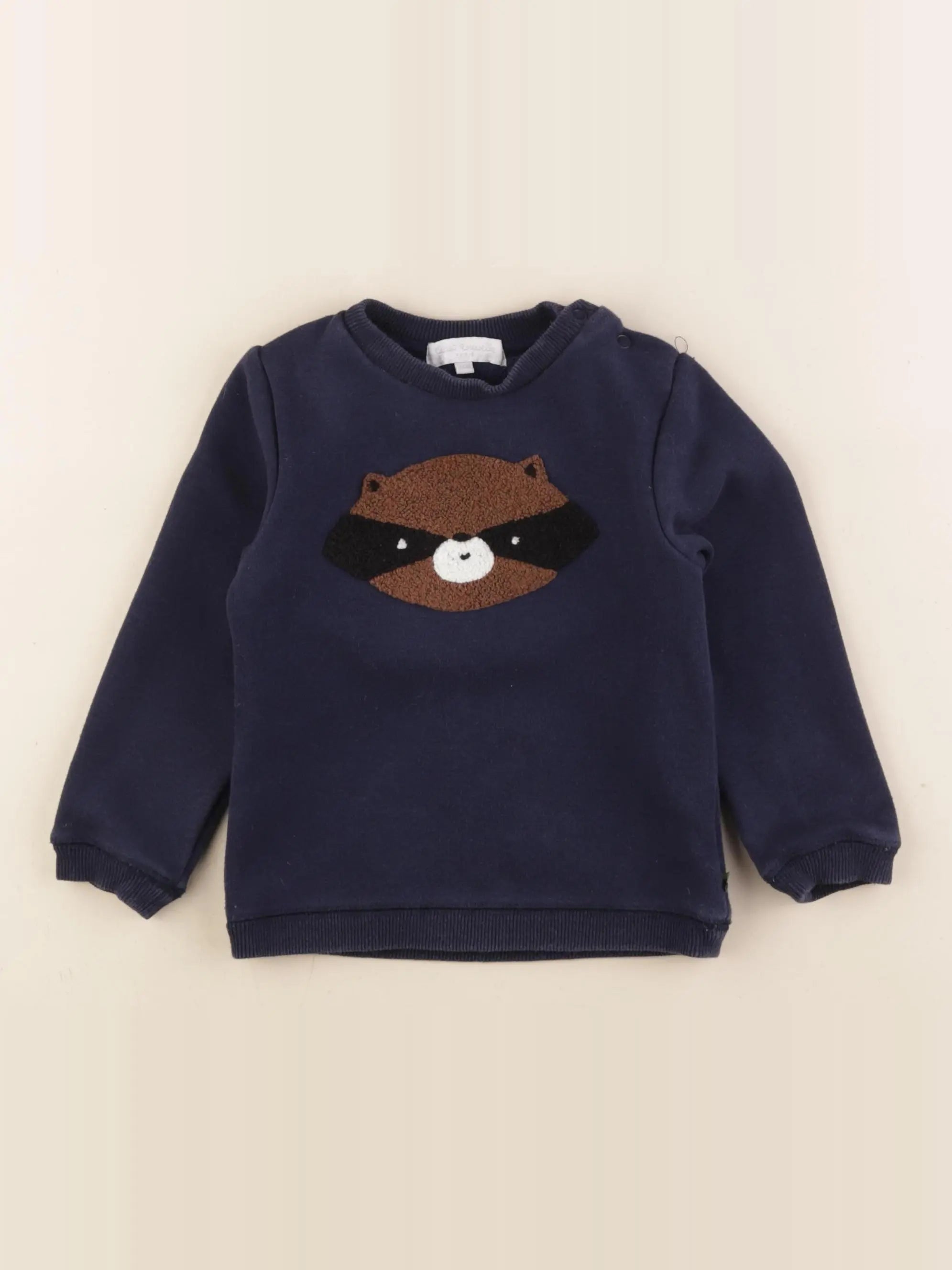 Cadet Rousselle - sweat bleu - 24 mois