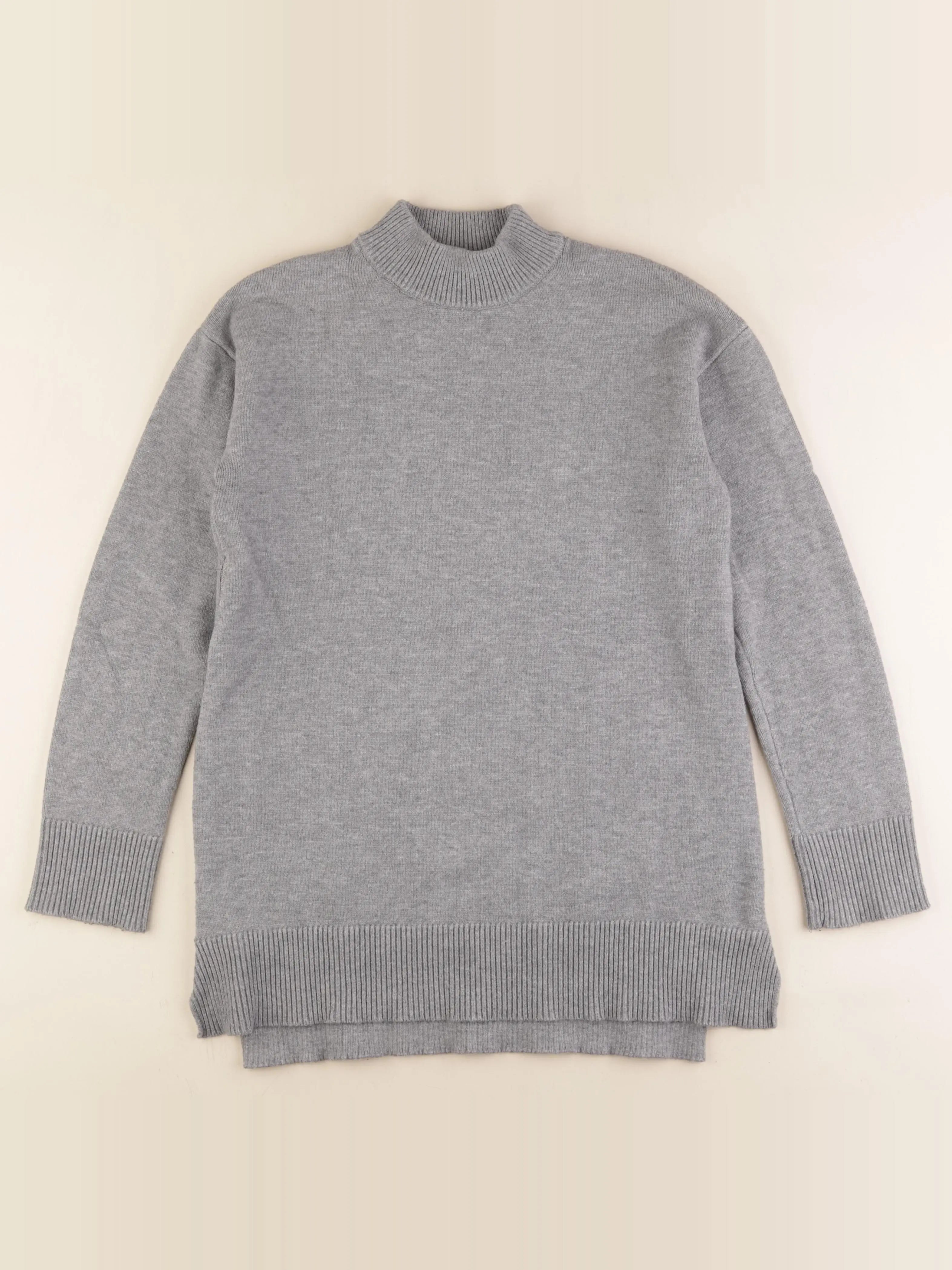 Kiabi - pull grossesse gris - s