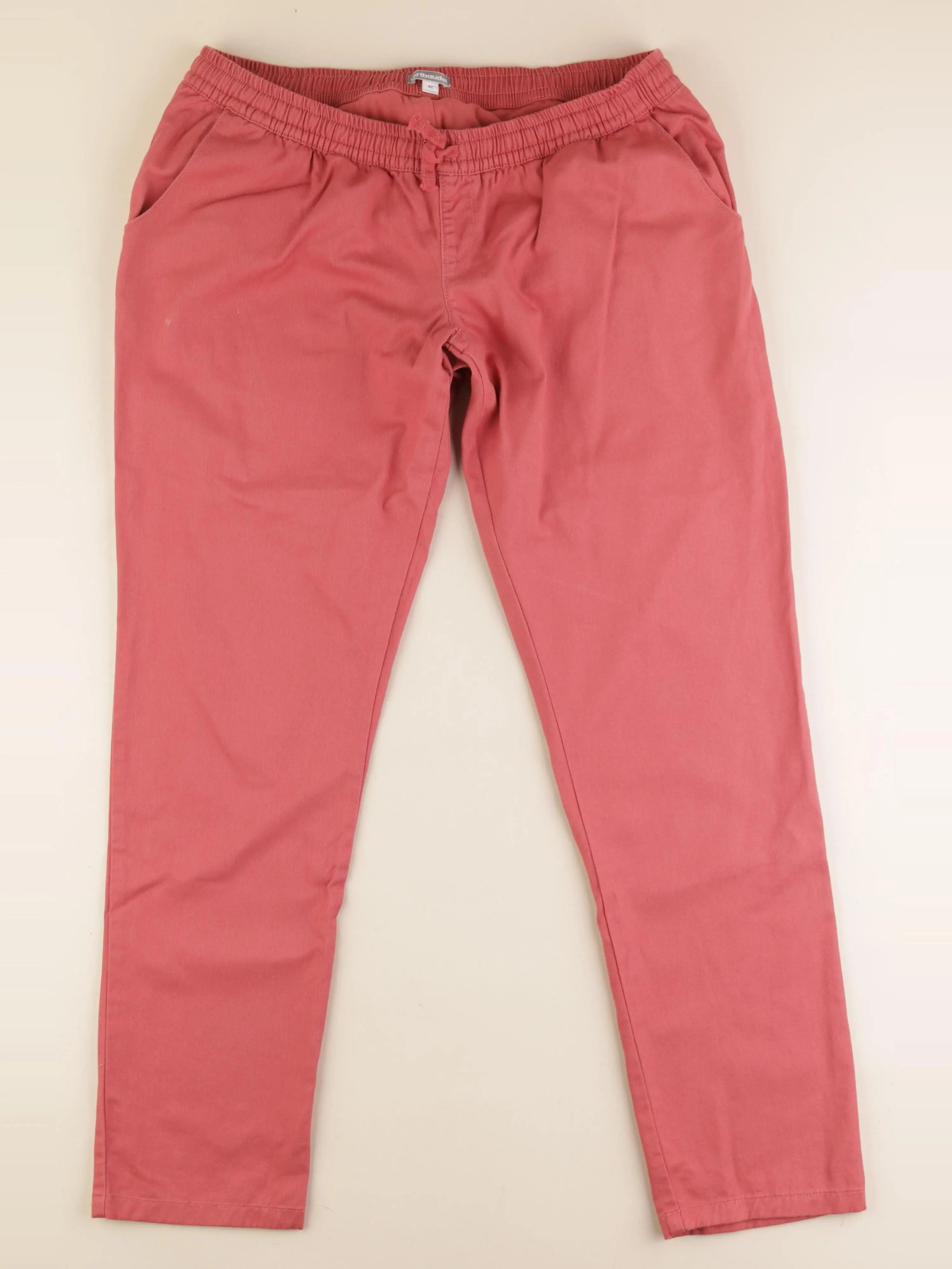 Vertbaudet - pantalon grossesse rouge - 42