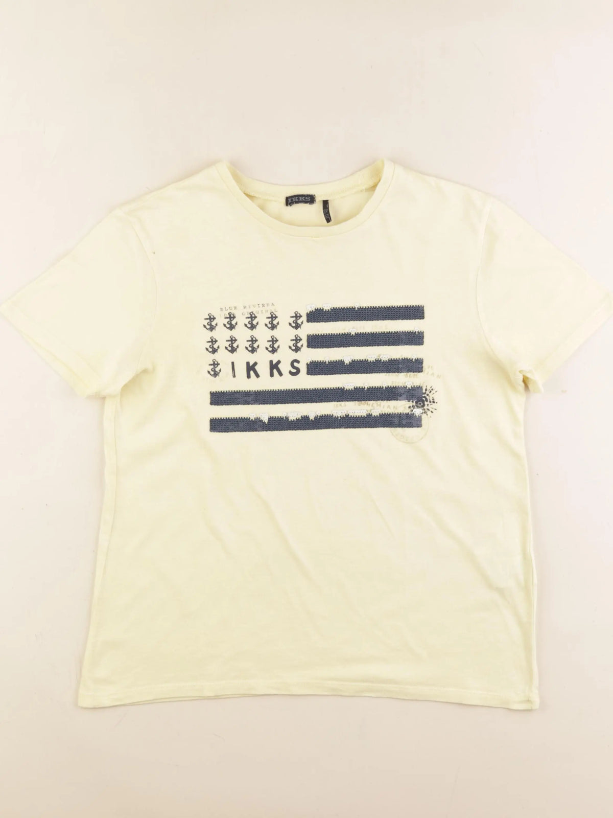 IKKS - tee-shirt jaune - 12 ans