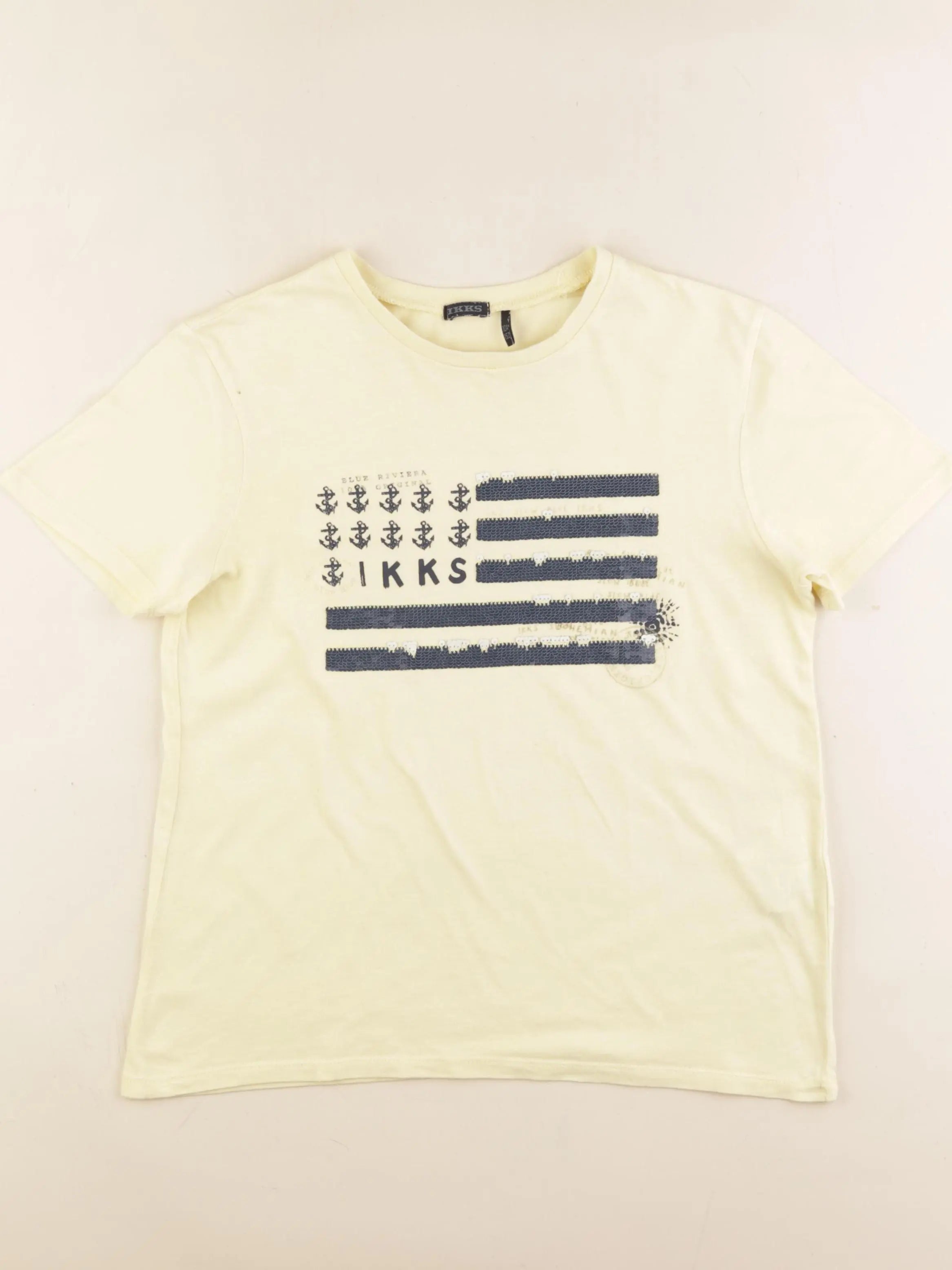 IKKS - tee-shirt jaune - 12 ans