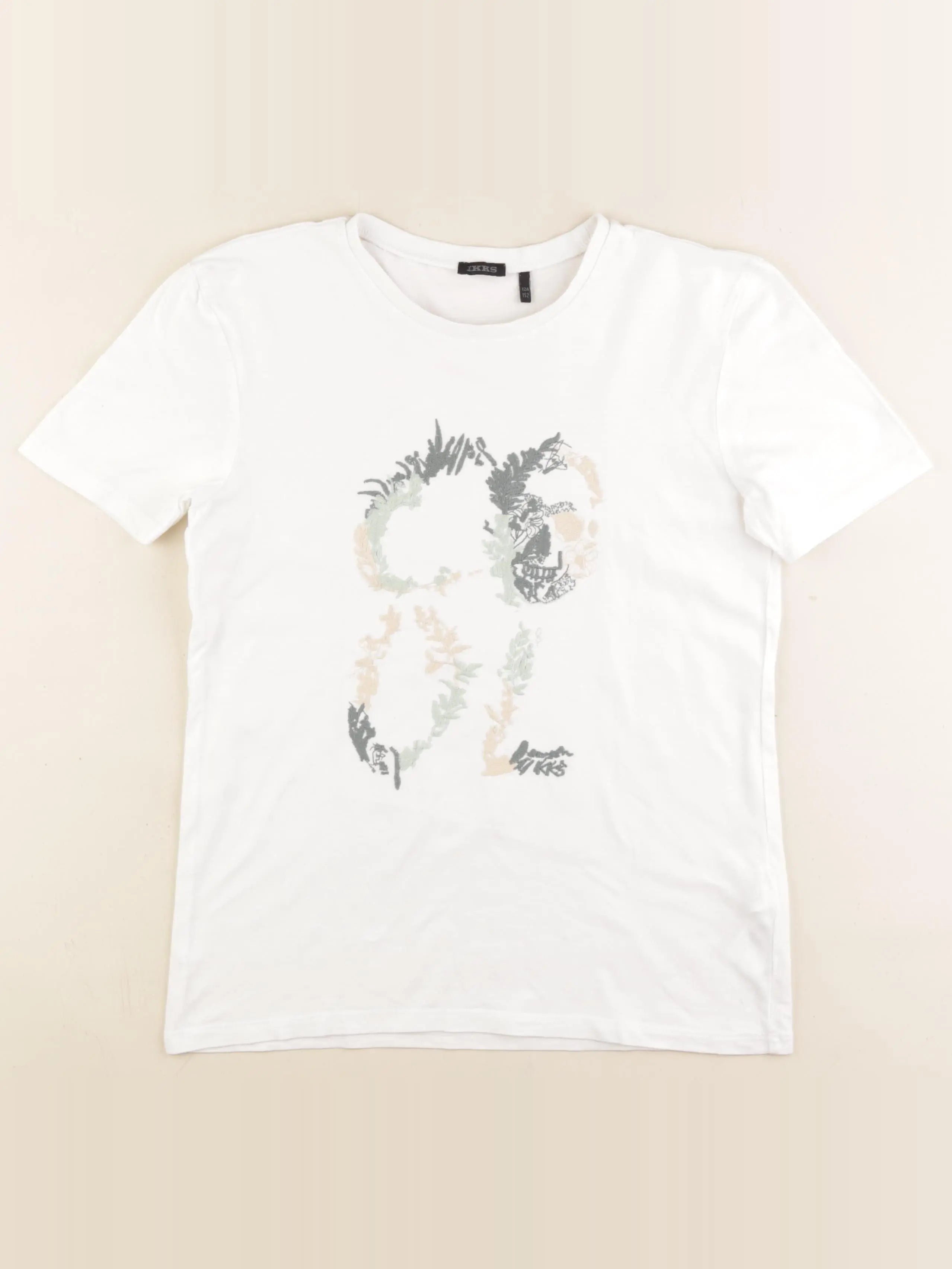 IKKS - tee-shirt blanc - 12 ans