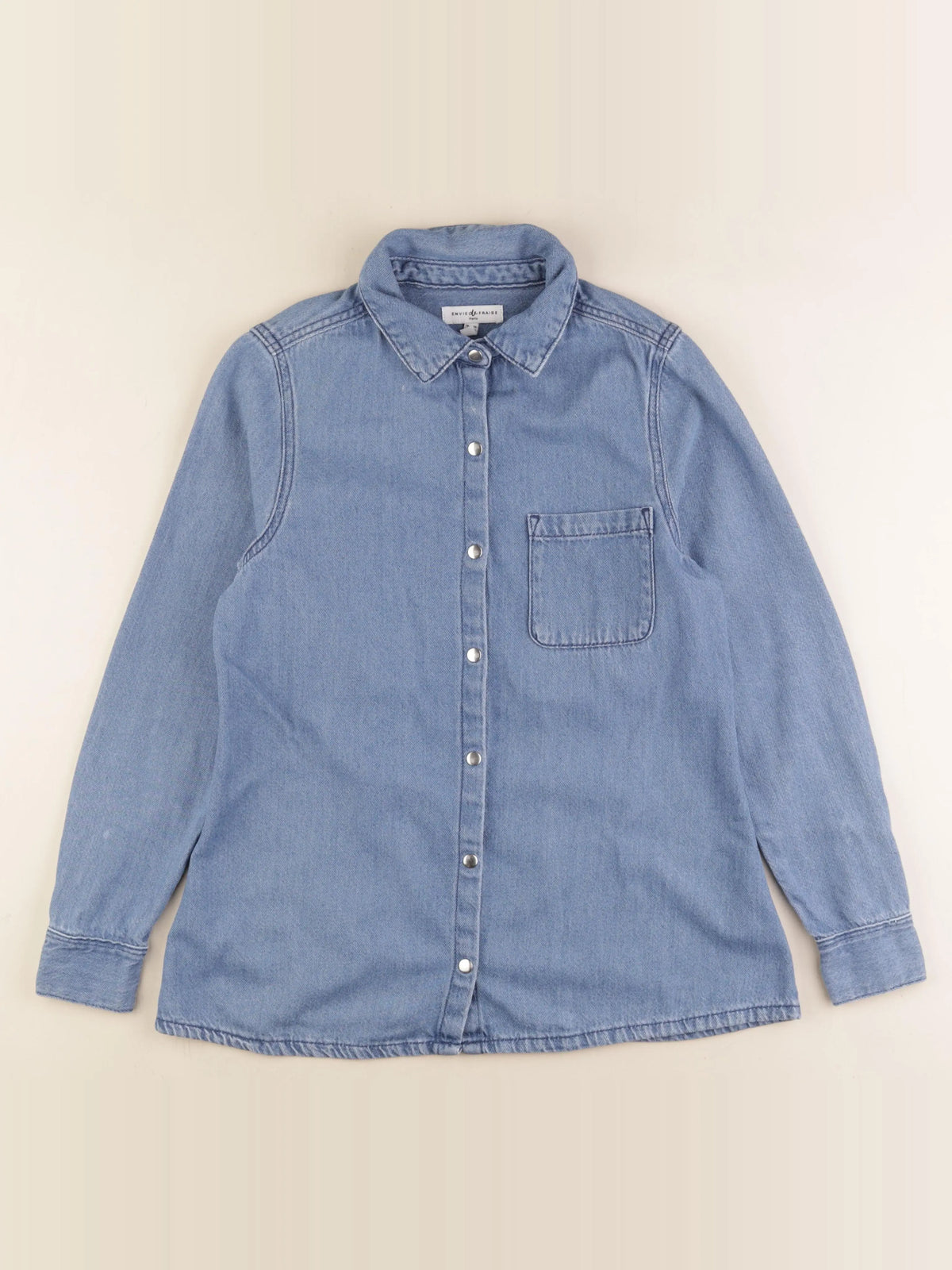 Envie de fraise - chemise grossesse bleu - 34