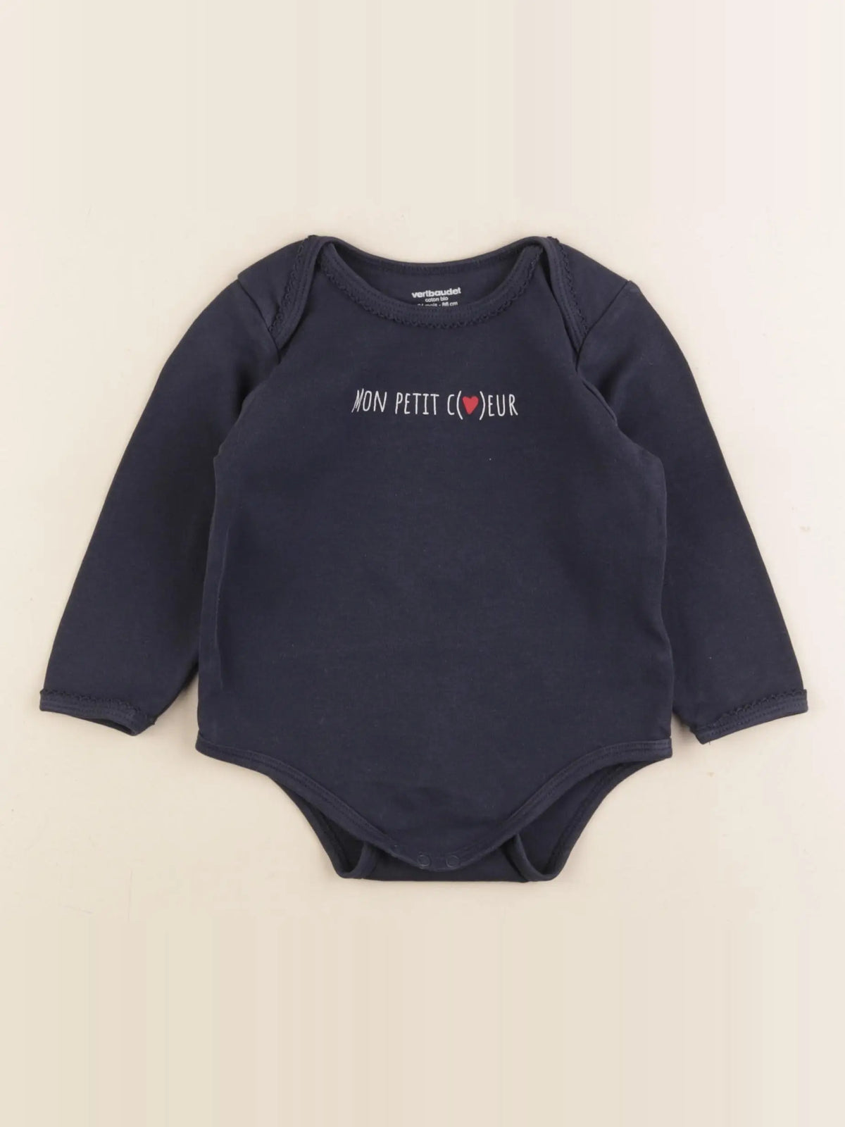 Vertbaudet - body bleu - 24 mois