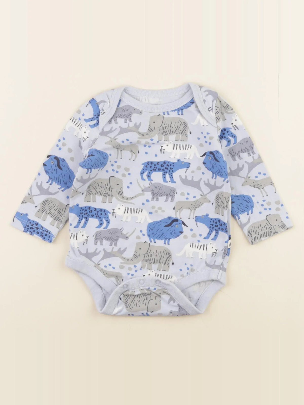 GAP - body bleu - 3/6 mois