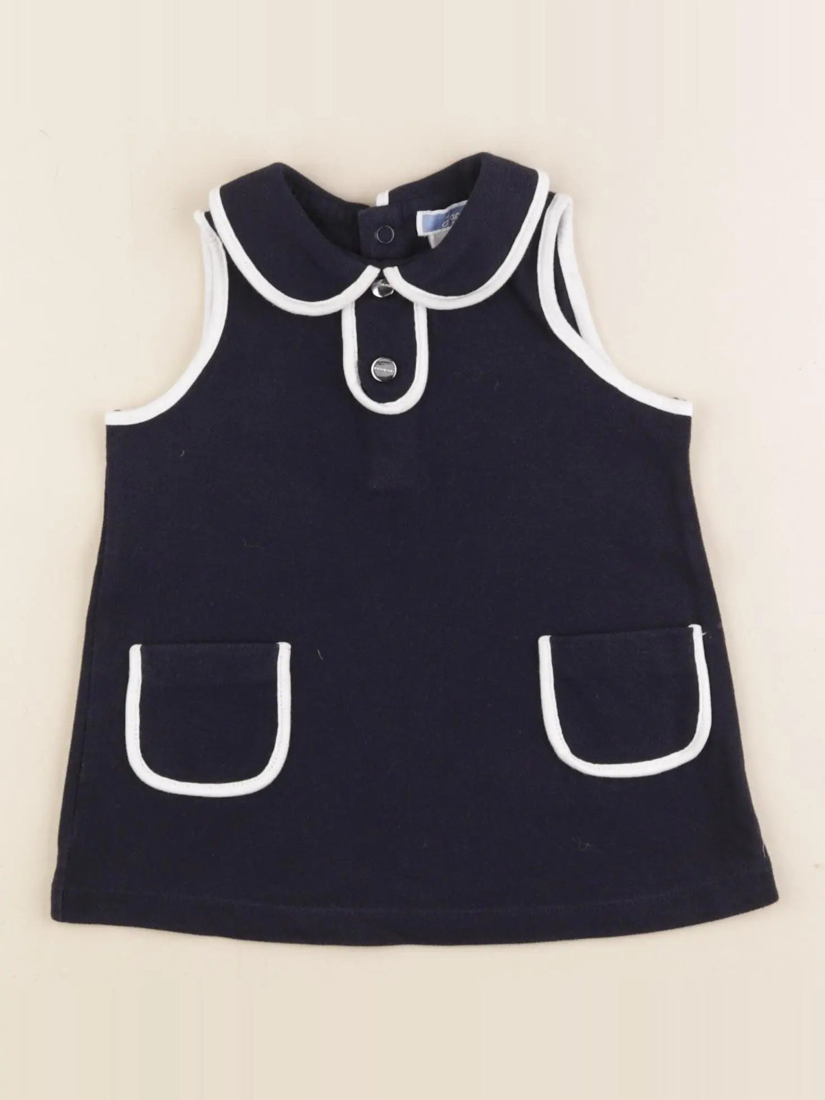 Jacadi - robe bleu - 12 mois